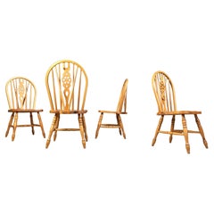 Lot de 4 vintage  Chaises de salle à manger Ercol, années 1950