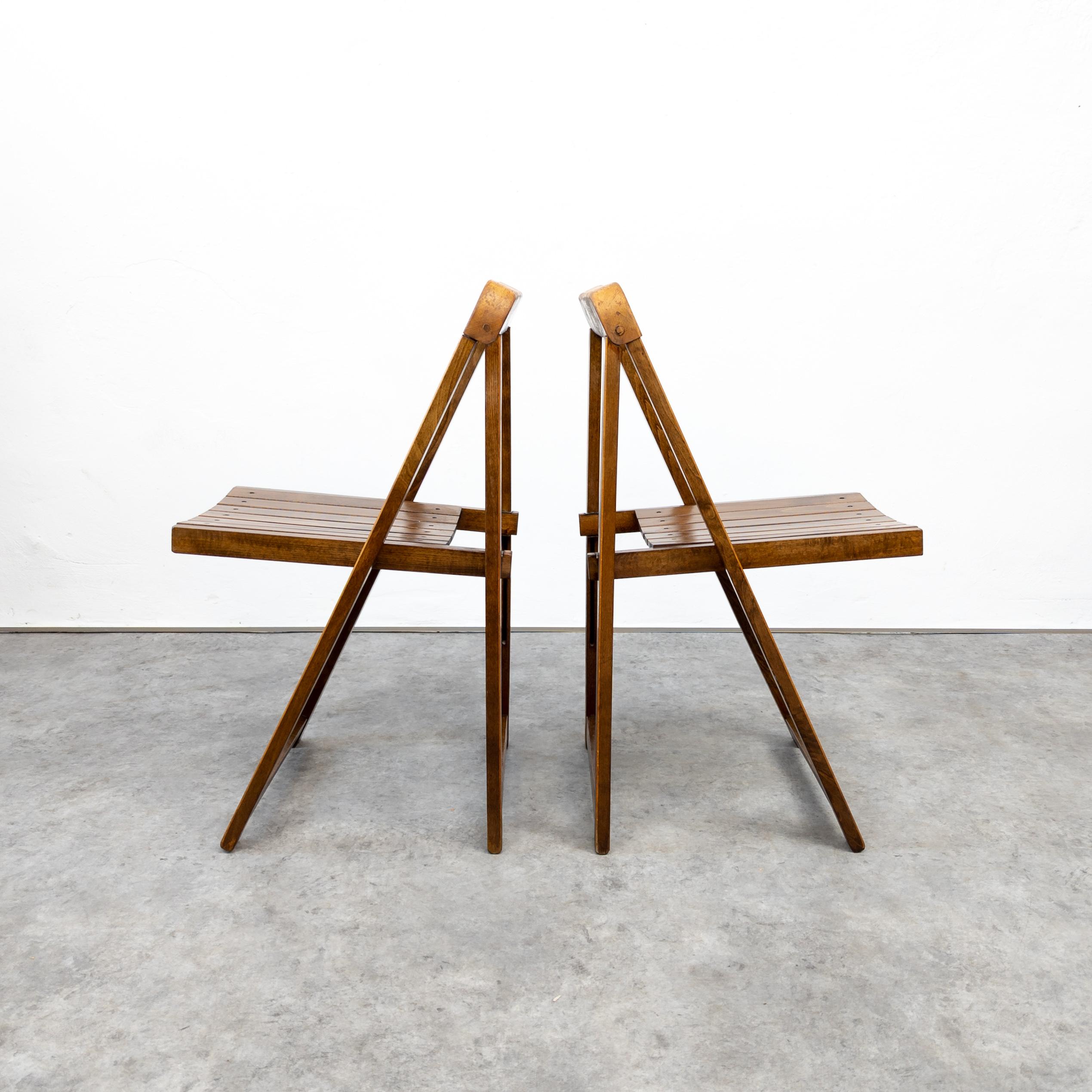 Set of 4 Vintage Folding Chairs by Aldo Jacober for Alberto Bazzani 2