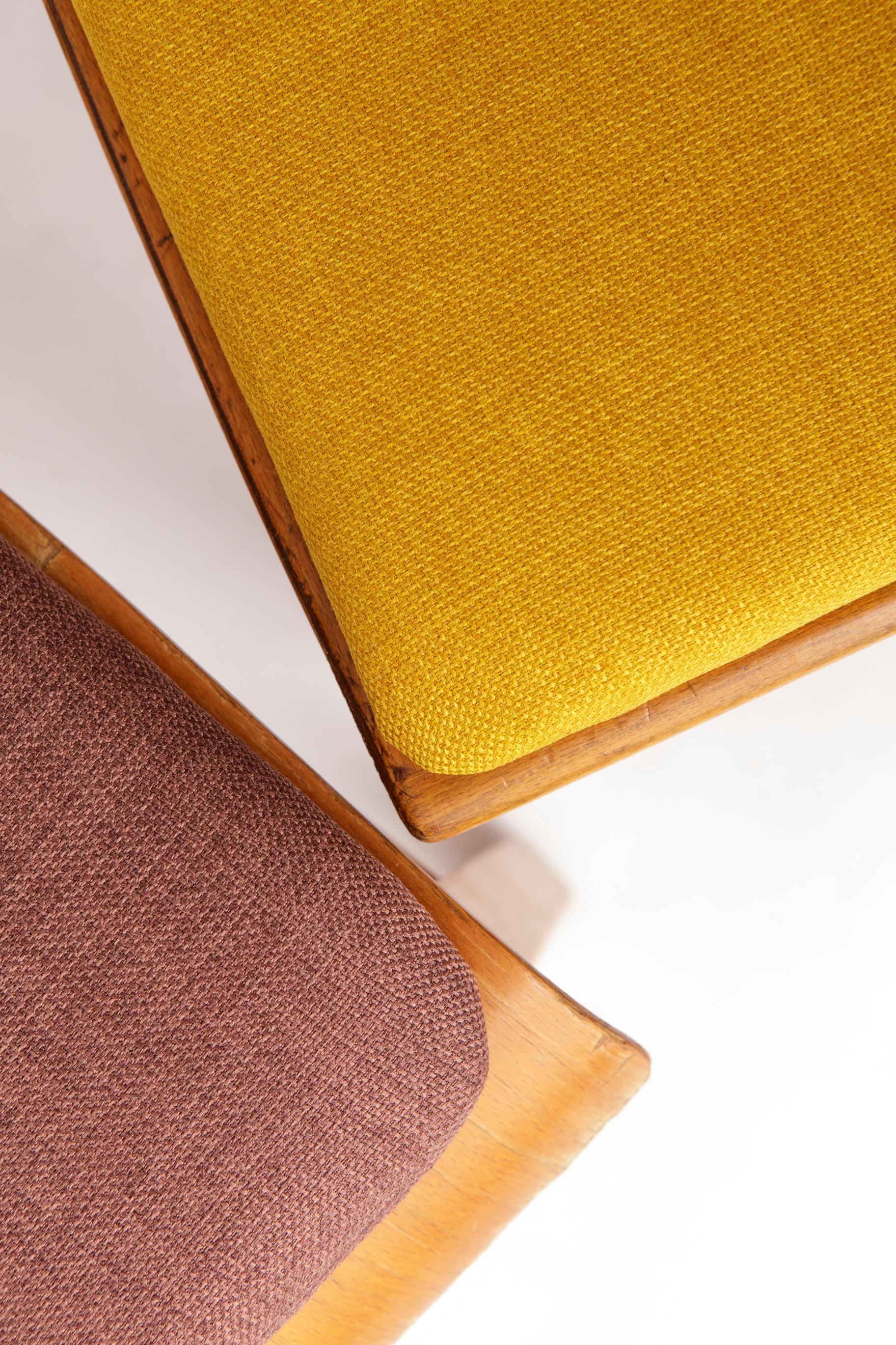 Satz von 4 Vintage Frankfurter Stühle - 1960er/1970er Jahre Deutsch Mid Century Buchenholz (Ende des 20. Jahrhunderts) im Angebot