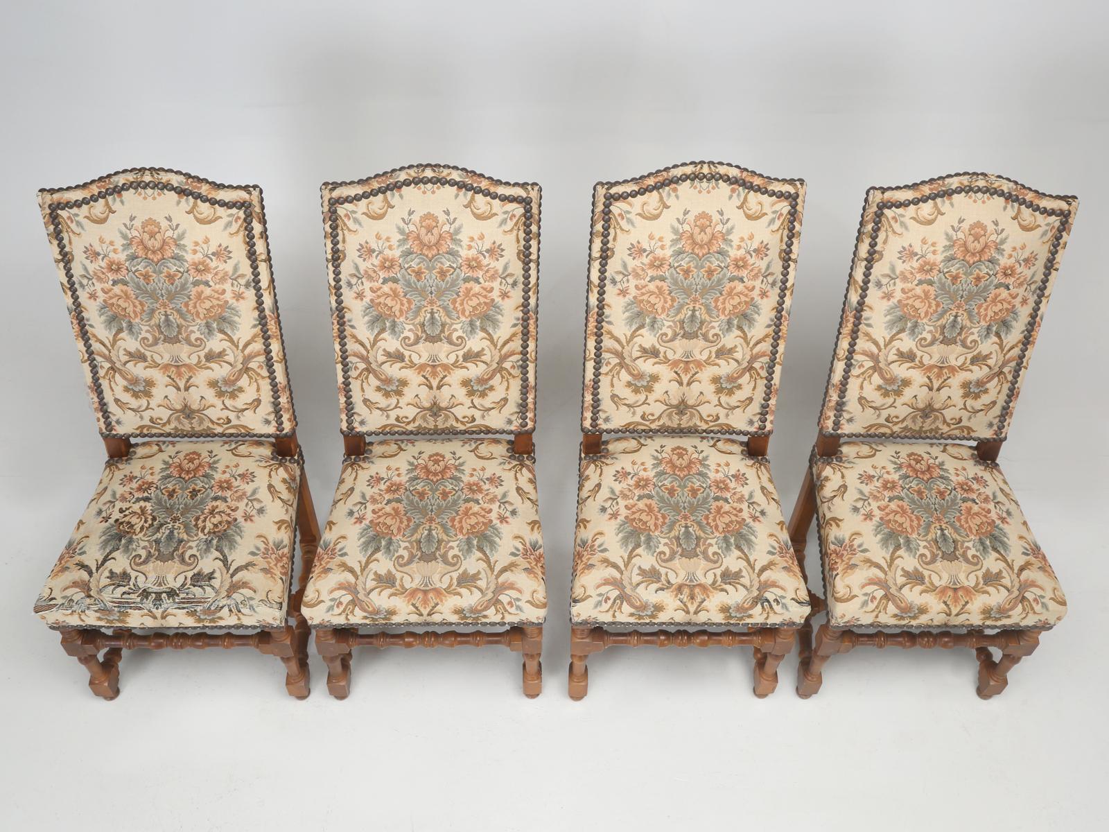 antique french dining chairs
