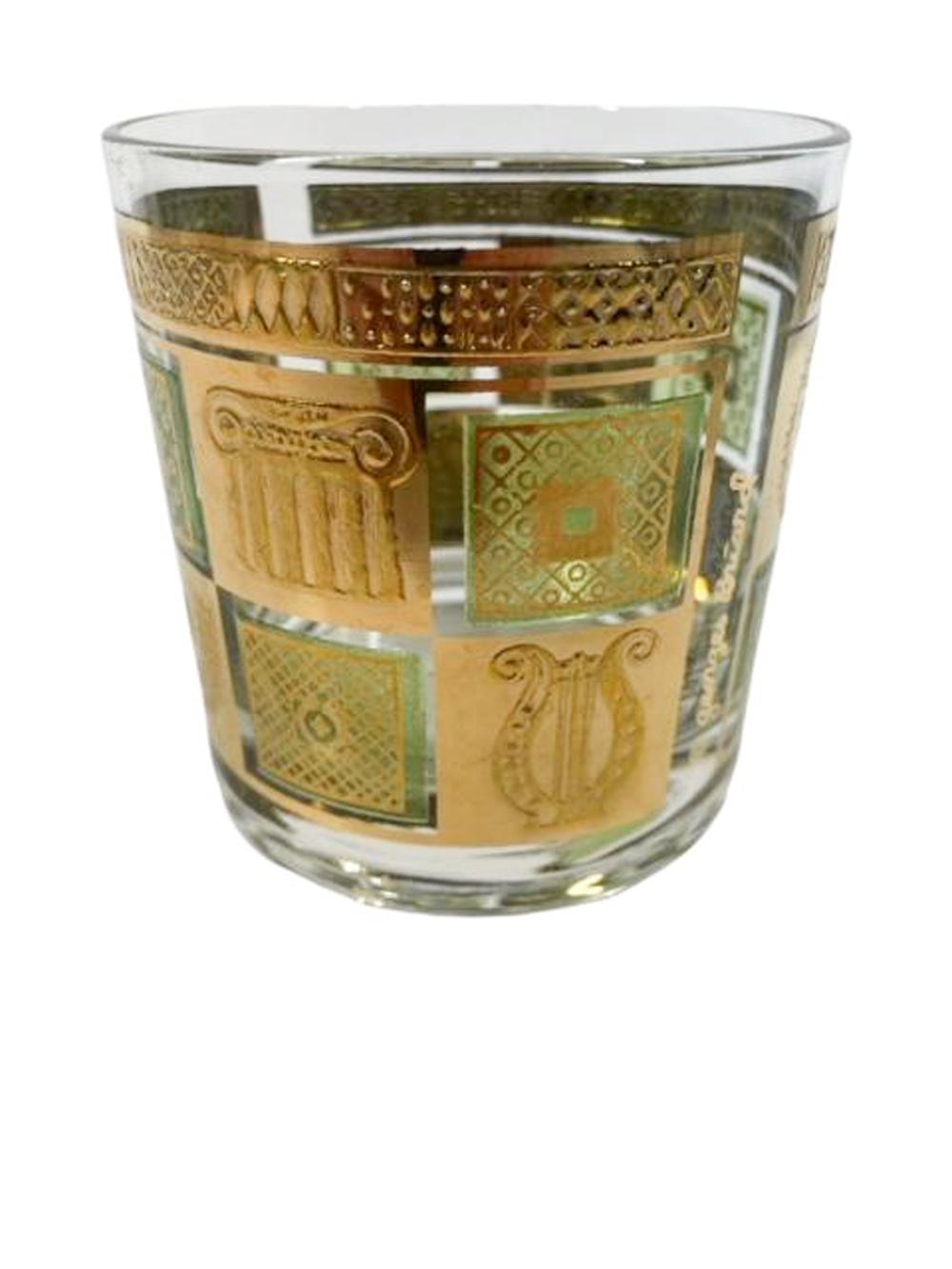 Lote de 4 copas de cristal Vintage Georges Briard 