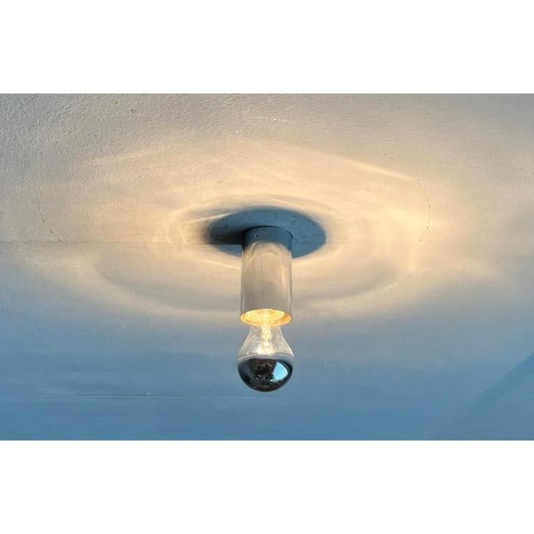 Set of 4 Vintage German Space Age Minimalist Wall or Ceiling Lamps from Rzb In Excellent Condition For Sale In Hamburg, DE