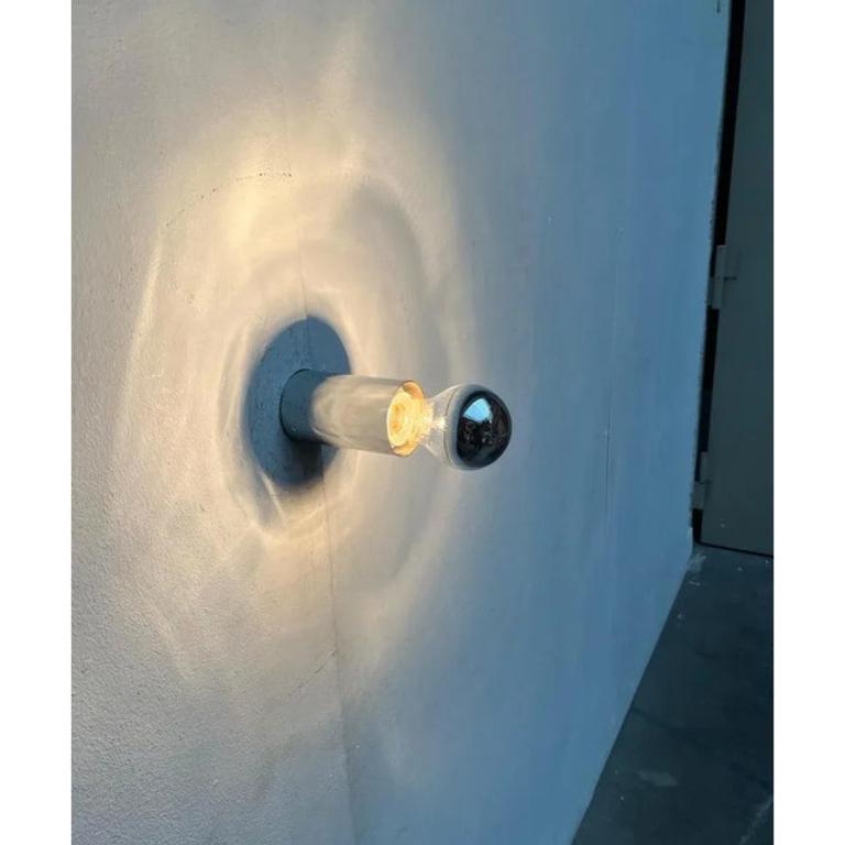 20th Century Set of 4 Vintage German Space Age Minimalist Wall or Ceiling Lamps from Rzb For Sale