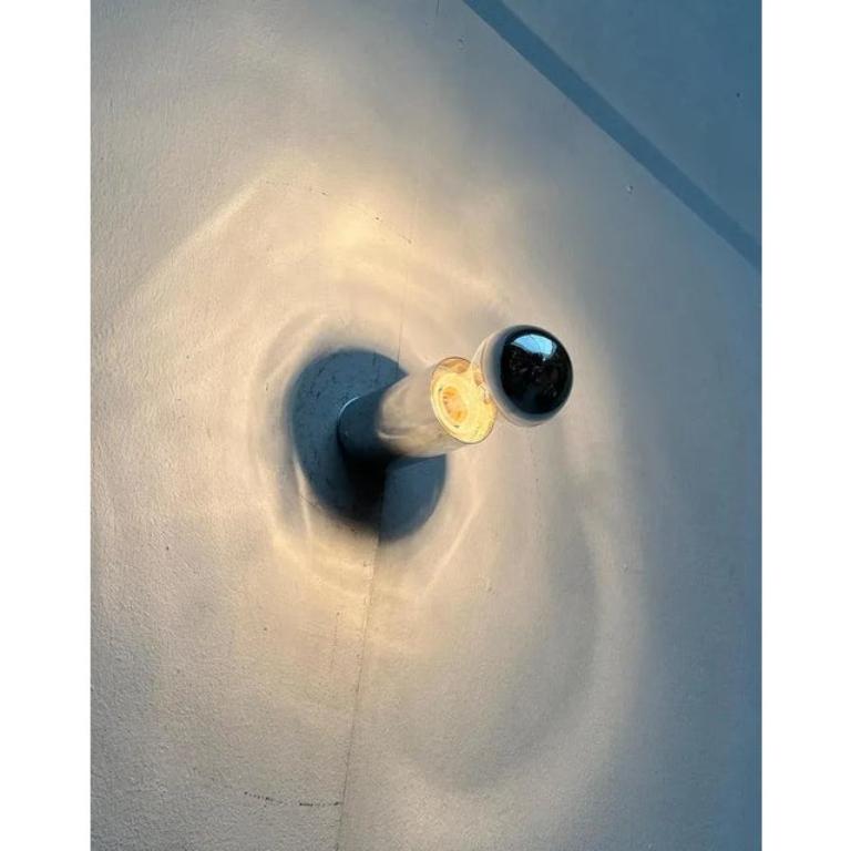 Set of 4 Vintage German Space Age Minimalist Wall or Ceiling Lamps from Rzb For Sale 1