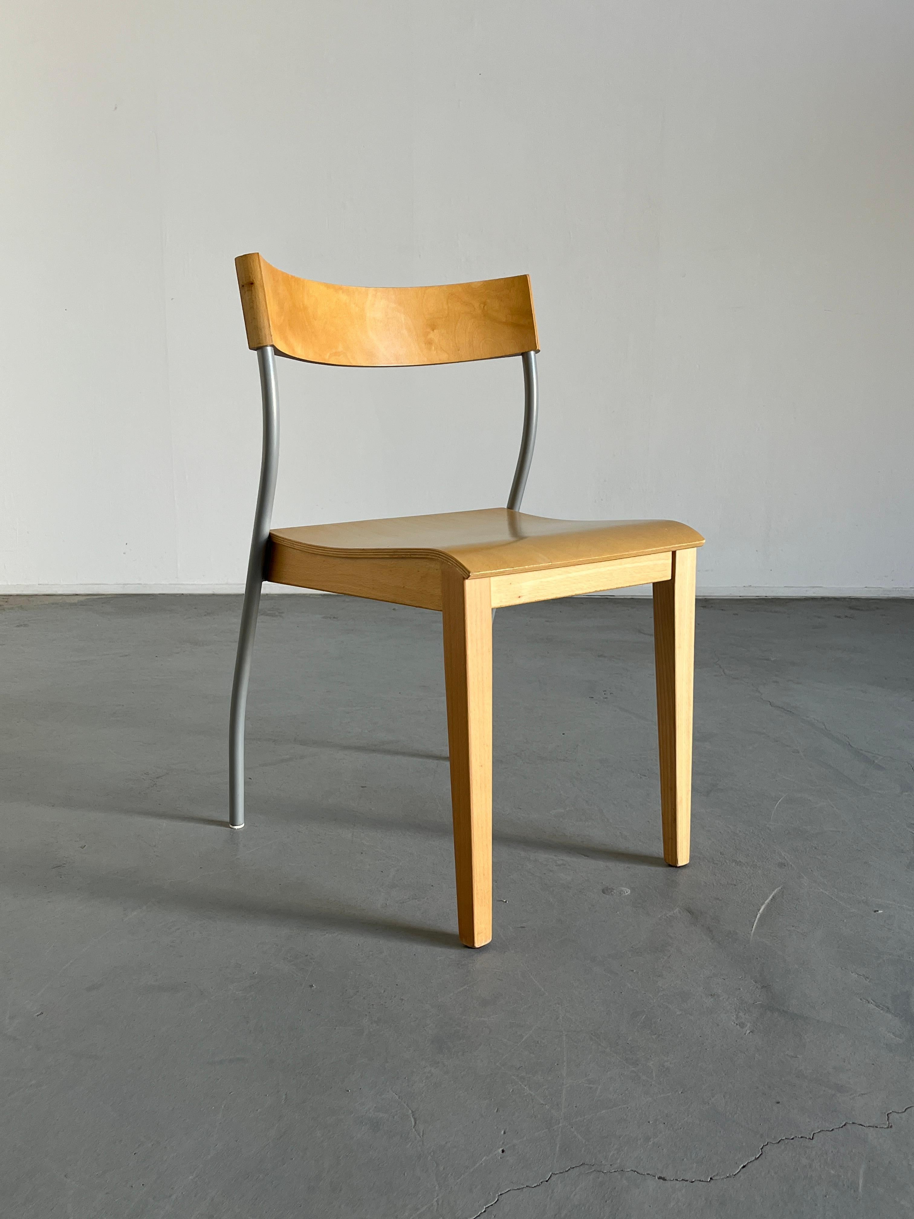 Satz von 4 postmodernen Ikea-Esszimmerstühlen „Nordisk“ im Vintage-Stil von Tina Christensen 4