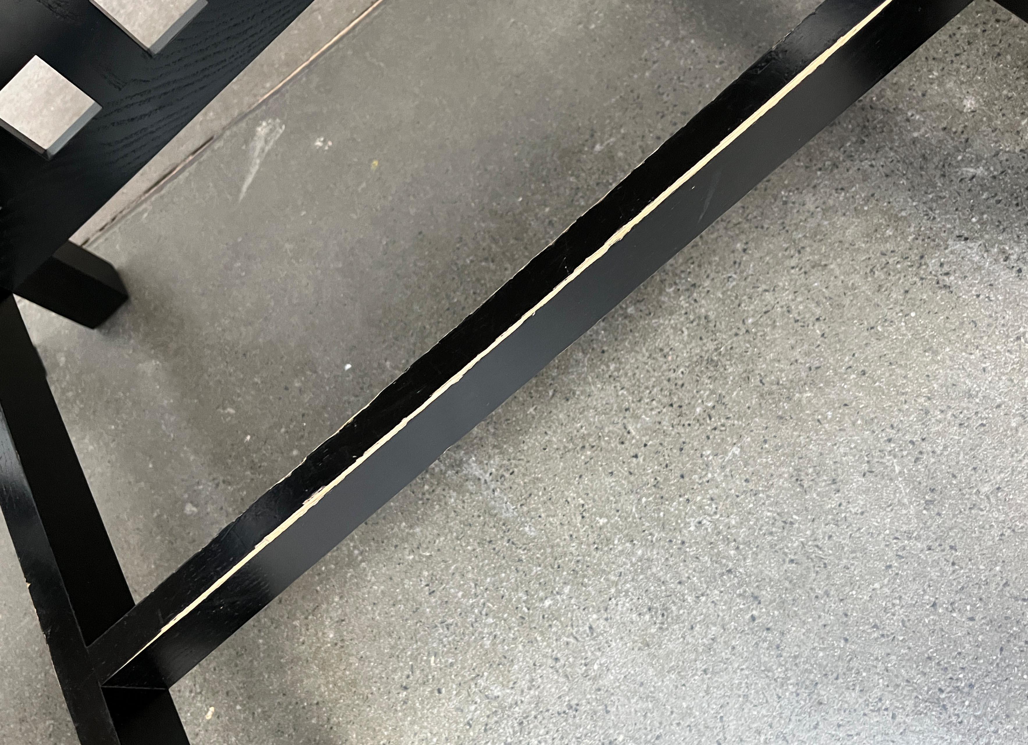 Satz von 4 italienischen 324 D. S. 3 Stühlen von Charles Rennie Mackintosh Cassina im Angebot 12