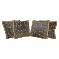 CONJUNTO DE 4 ALMOHADILLAS JONELLE VINTAGE RELLENAS DE PLUMA DE PATO MUY DECORATIVAS