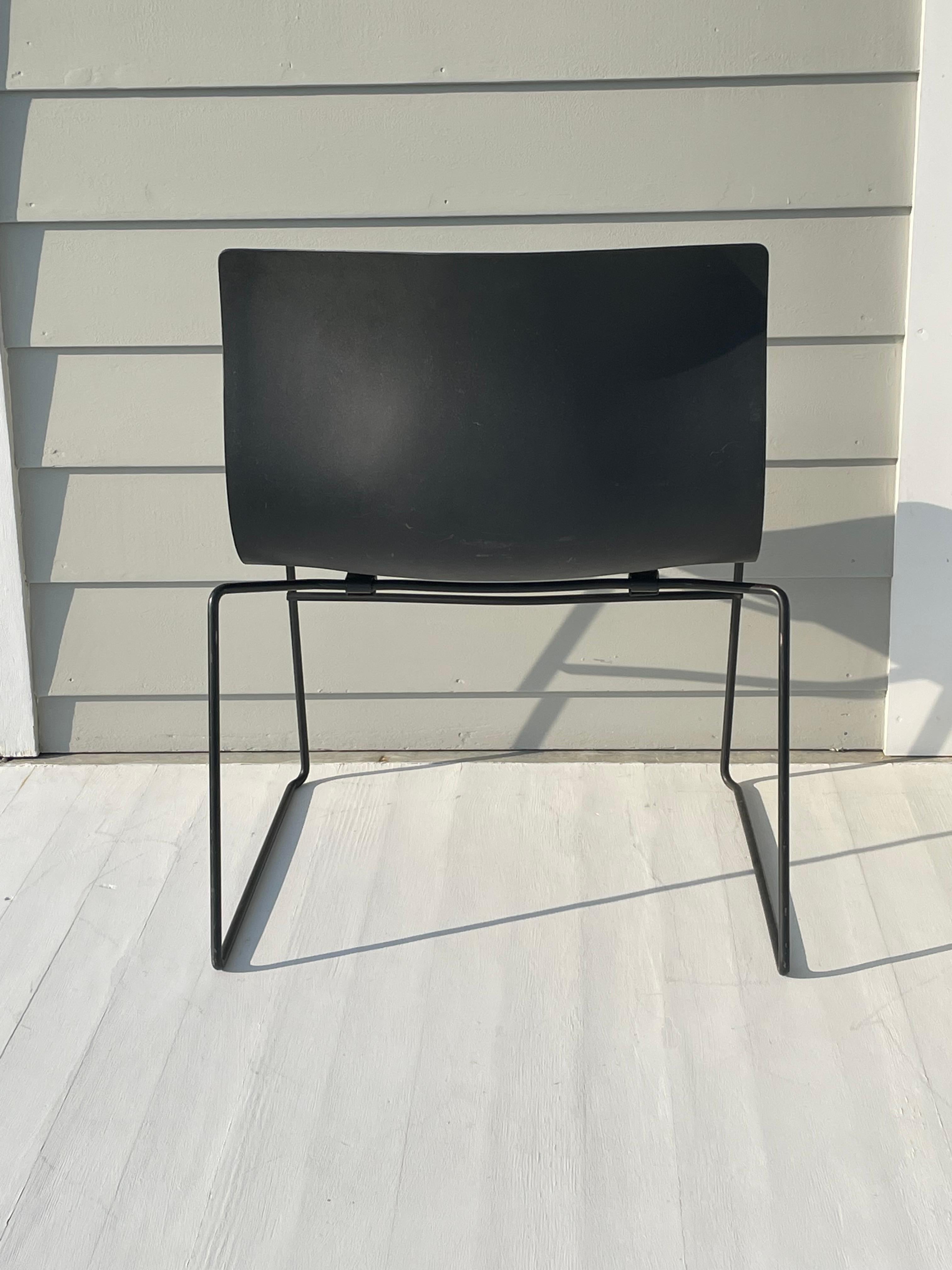 4er-Set Vintage Knoll Taschentuchstühle von Massimo and Lella Vignelli im Angebot 9