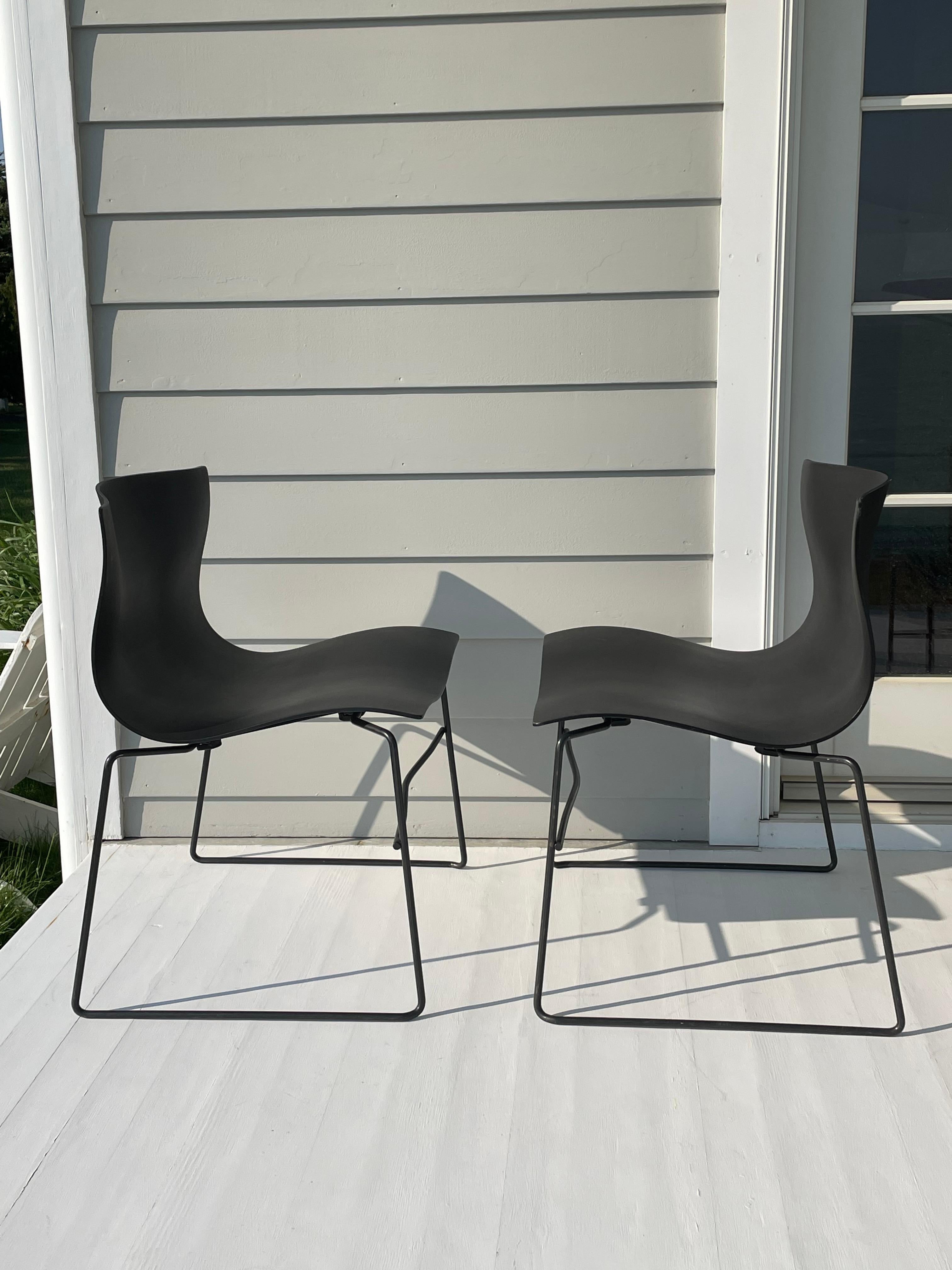 4er-Set Vintage Knoll Taschentuchstühle von Massimo and Lella Vignelli (Moderne) im Angebot