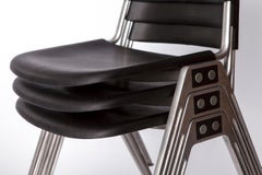 Set of 4 Vintage Knoll Stacking Chairs, Model 1601 by Don Albinson, 1960s