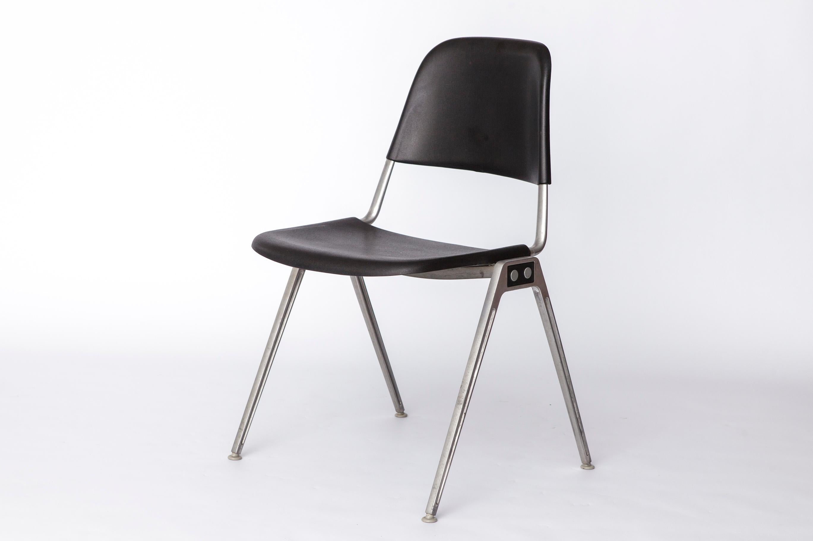 German Set of 4 Vintage Knoll Stacking Chairs, Model 1601 by Don Albinson, 1960s For Sale