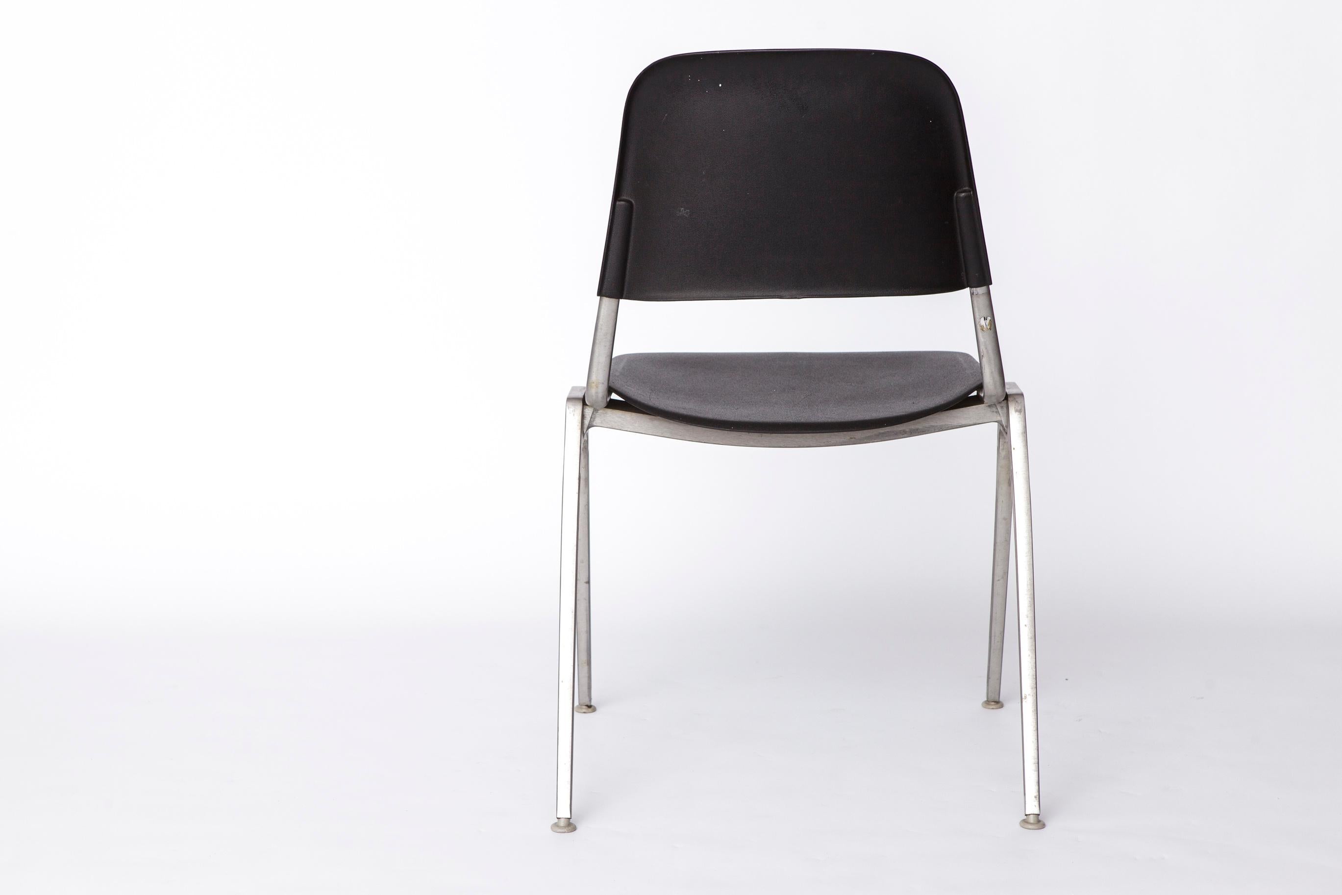 Mid-20th Century Set of 4 Vintage Knoll Stacking Chairs, Model 1601 by Don Albinson, 1960s For Sale