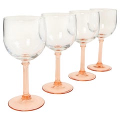 Set de 4 Copas de Vino Vintage Luminarc Pie Rosa