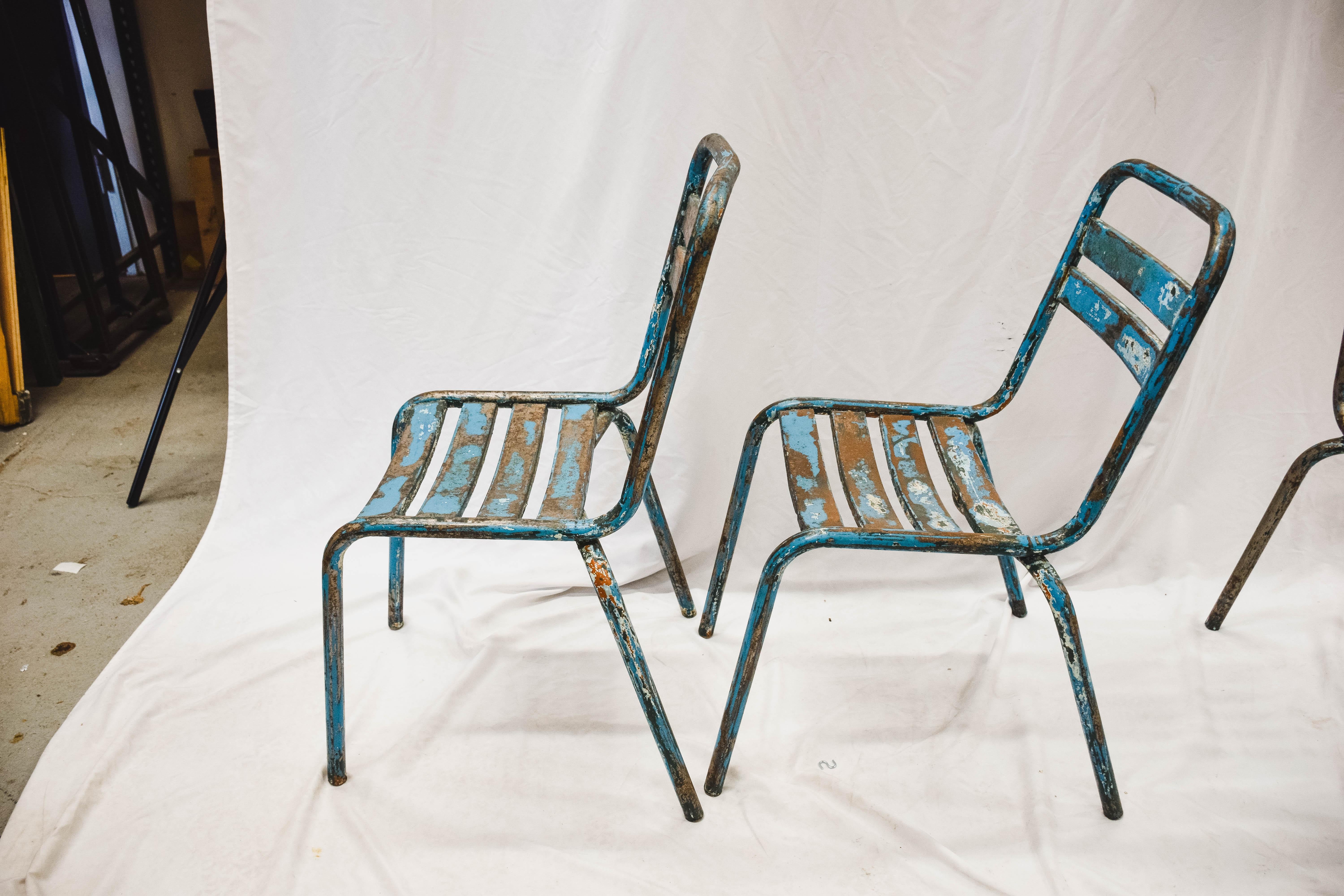 steel cafe chairs