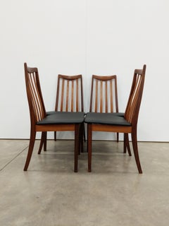 Set of 4 Vintage Mid Century Modern Dining Chairs by G Plan