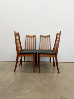 Satz von 4 Mid Century Modern Esszimmerstühlen von G-Plan