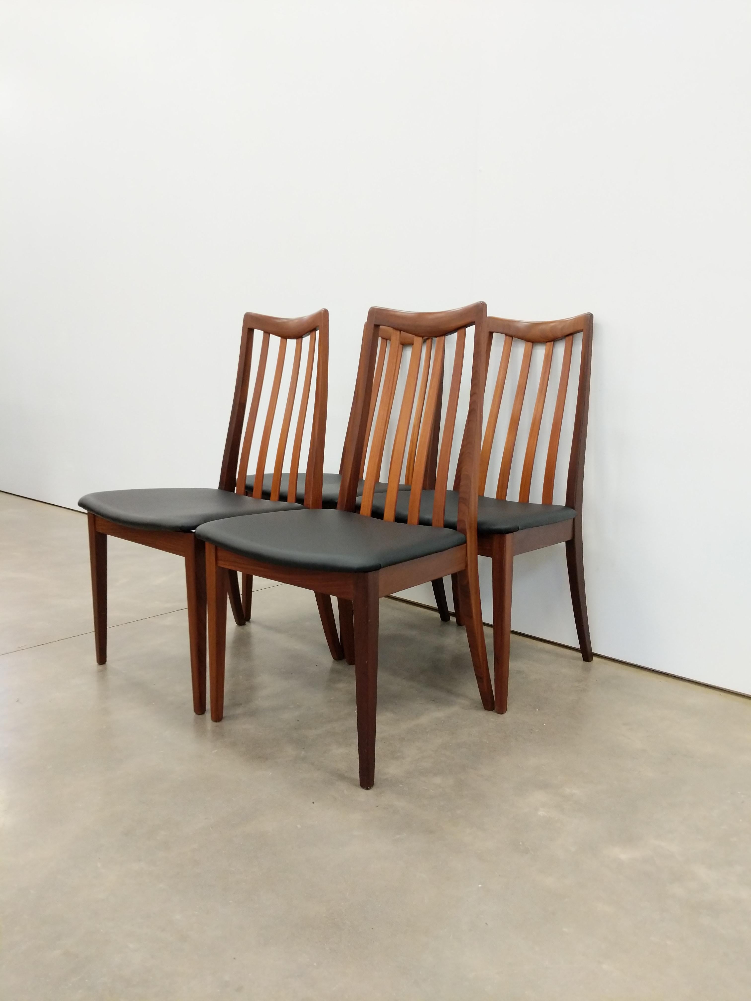 Set of 4 Vintage Mid Century Modern Dining Chairs by G Plan (20. Jahrhundert) im Angebot