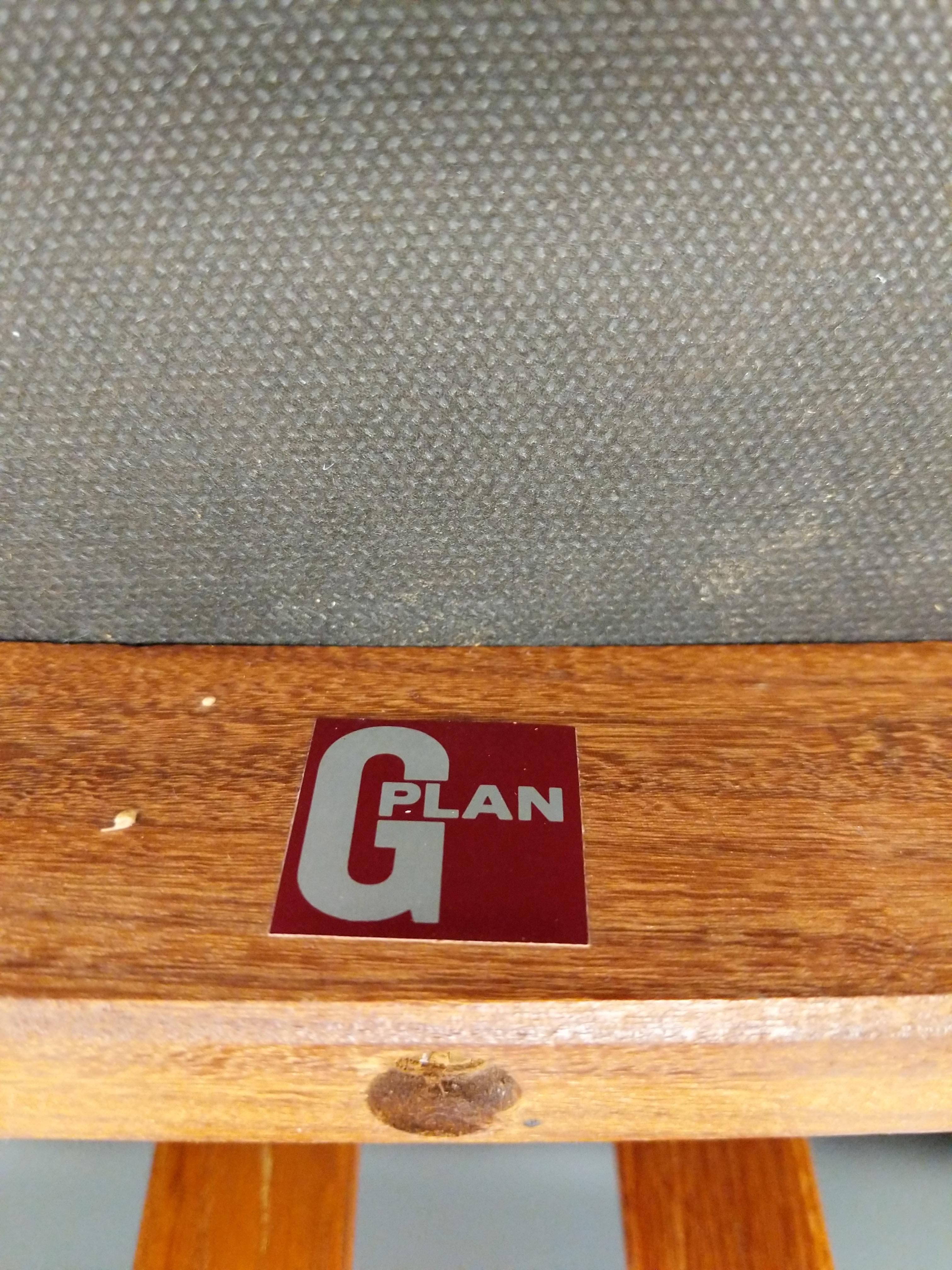 Set of 4 Vintage Mid Century Modern Dining Chairs by G Plan im Angebot 1