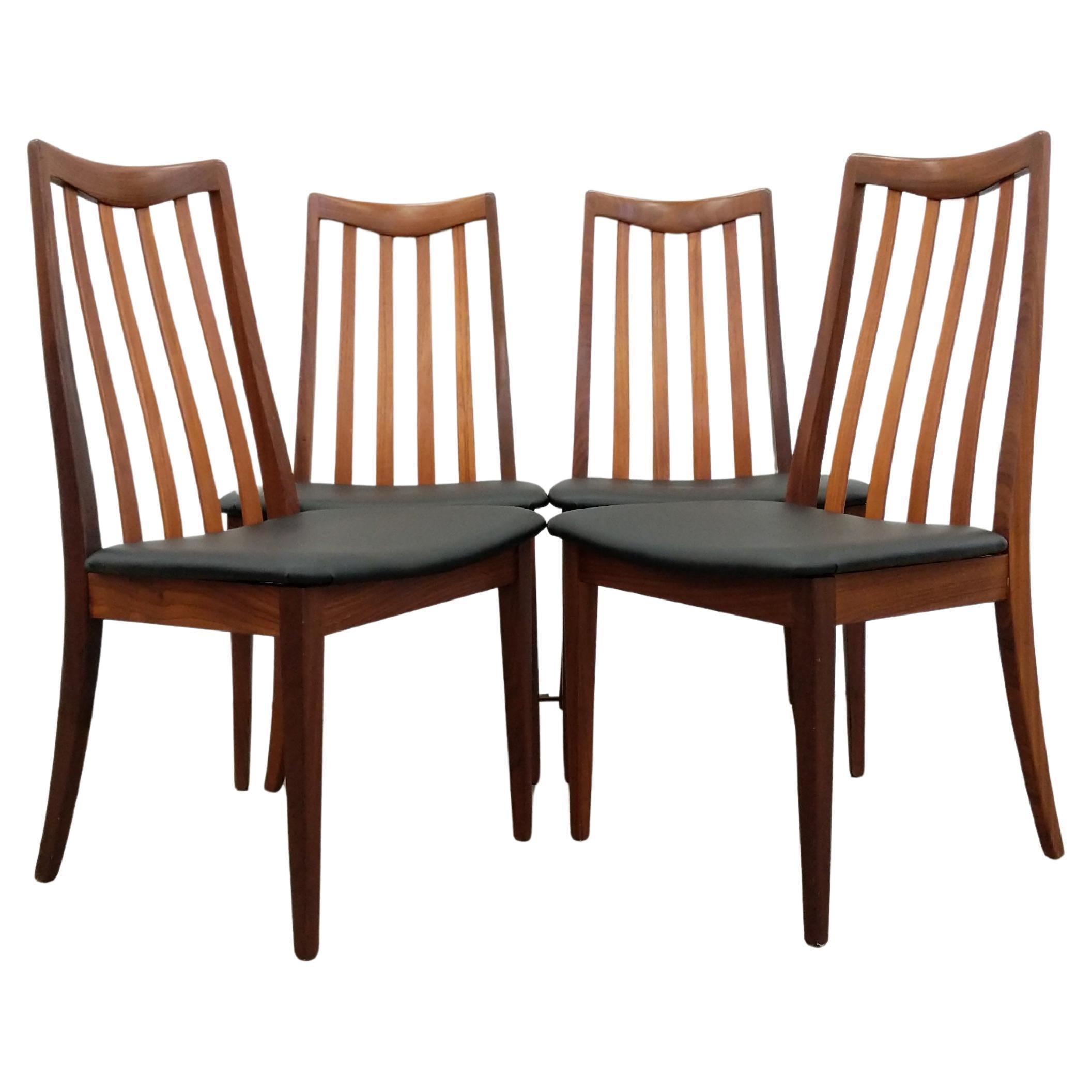 Set of 4 Vintage Mid Century Modern Dining Chairs by G Plan im Angebot