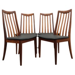Set of 4 Vintage Mid Century Modern Dining Chairs by G Plan