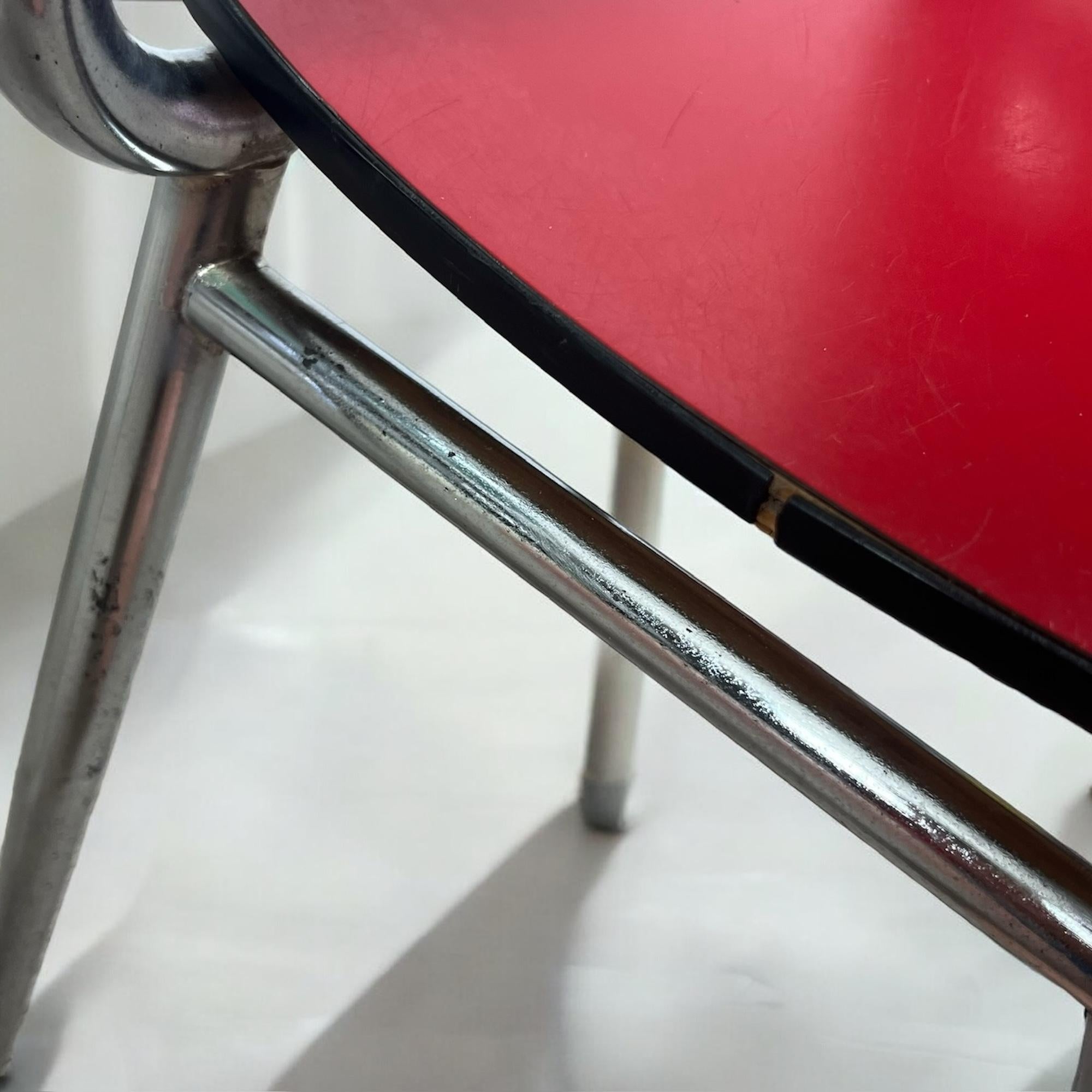 Set of 4 Vintage Mid-Century Modern Formica Chairs from Italy - 1950s/1960s 2