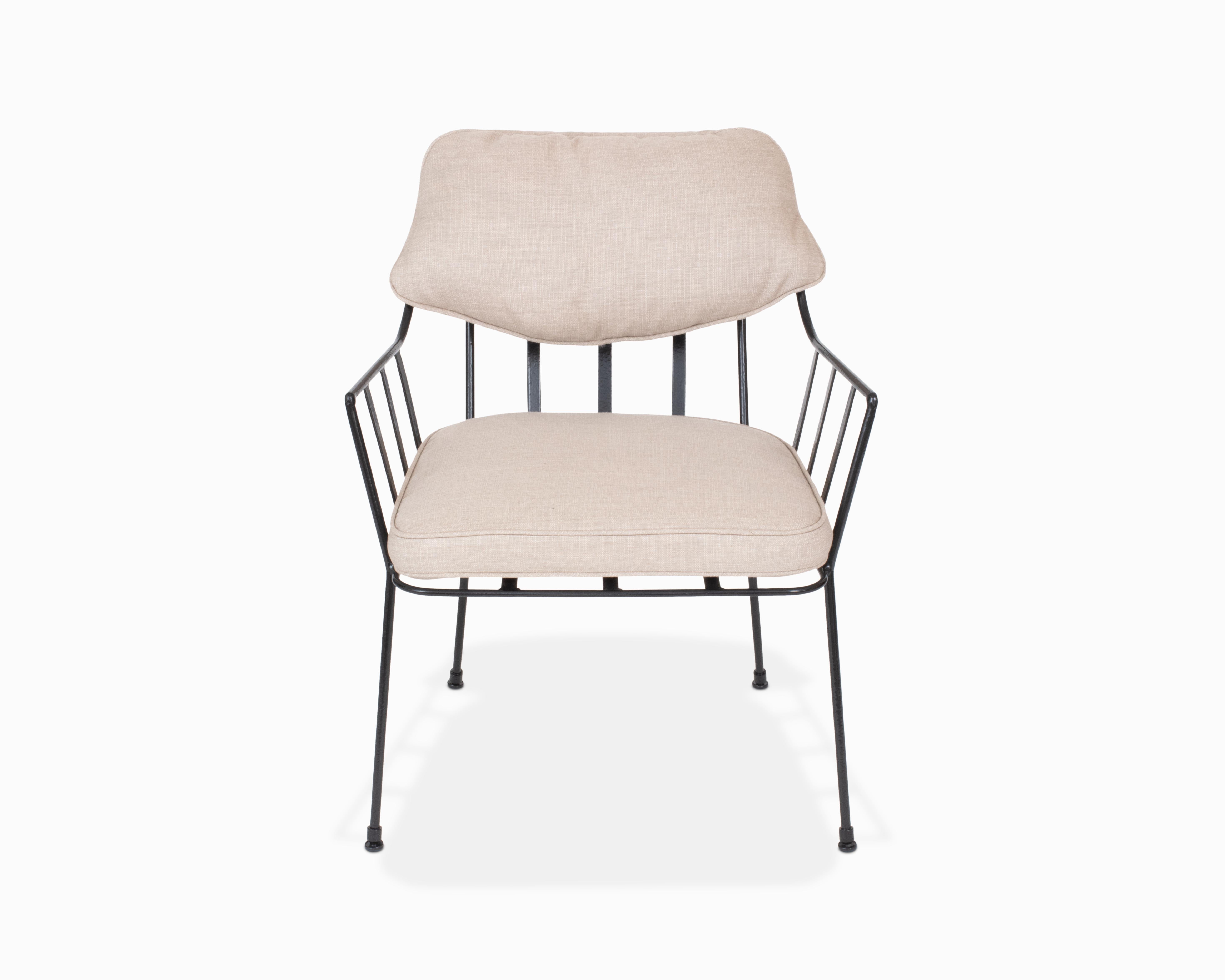 20th Century Set of 4 Vintage MID CENTURY Patio Chairs by Paul Laszlo / Pacific Iron For Sale