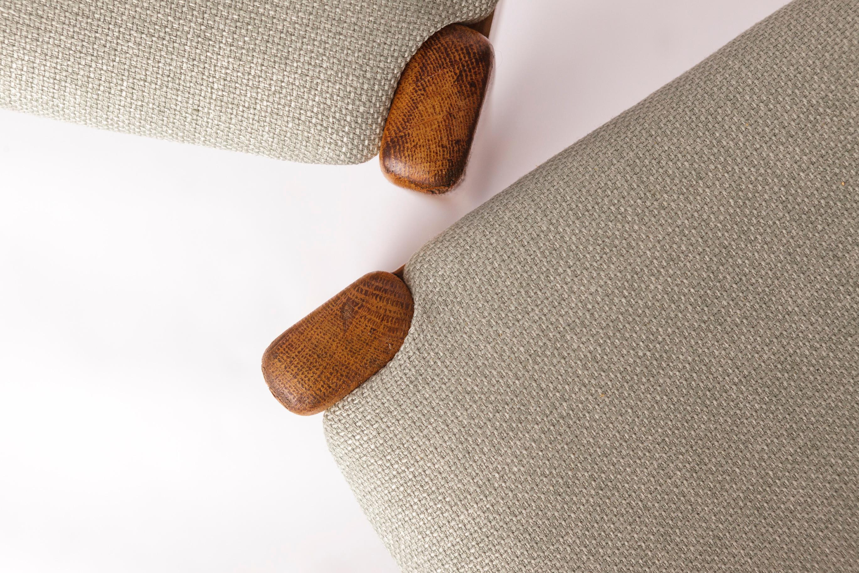 Ensemble de 4 chaises de salle à manger en Oak Vintage, 1960s Swedish Design by Johansson & Söner Bon état - En vente à Hannover, DE