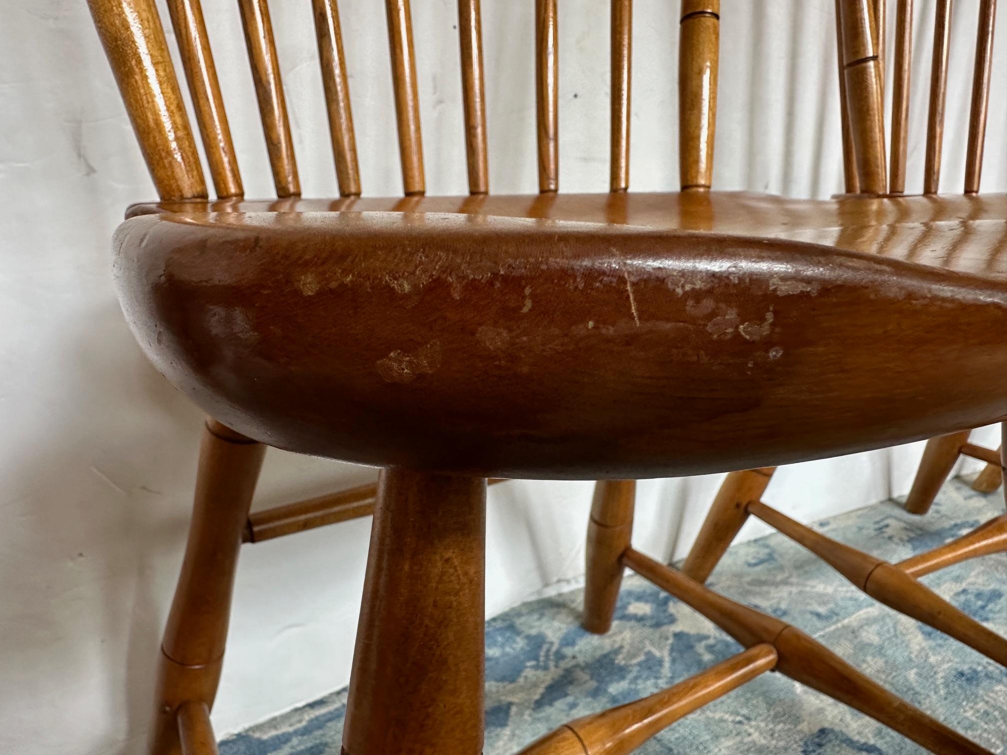 Set of 4 Vintage Original Stickley Dining Chairs For Sale 1