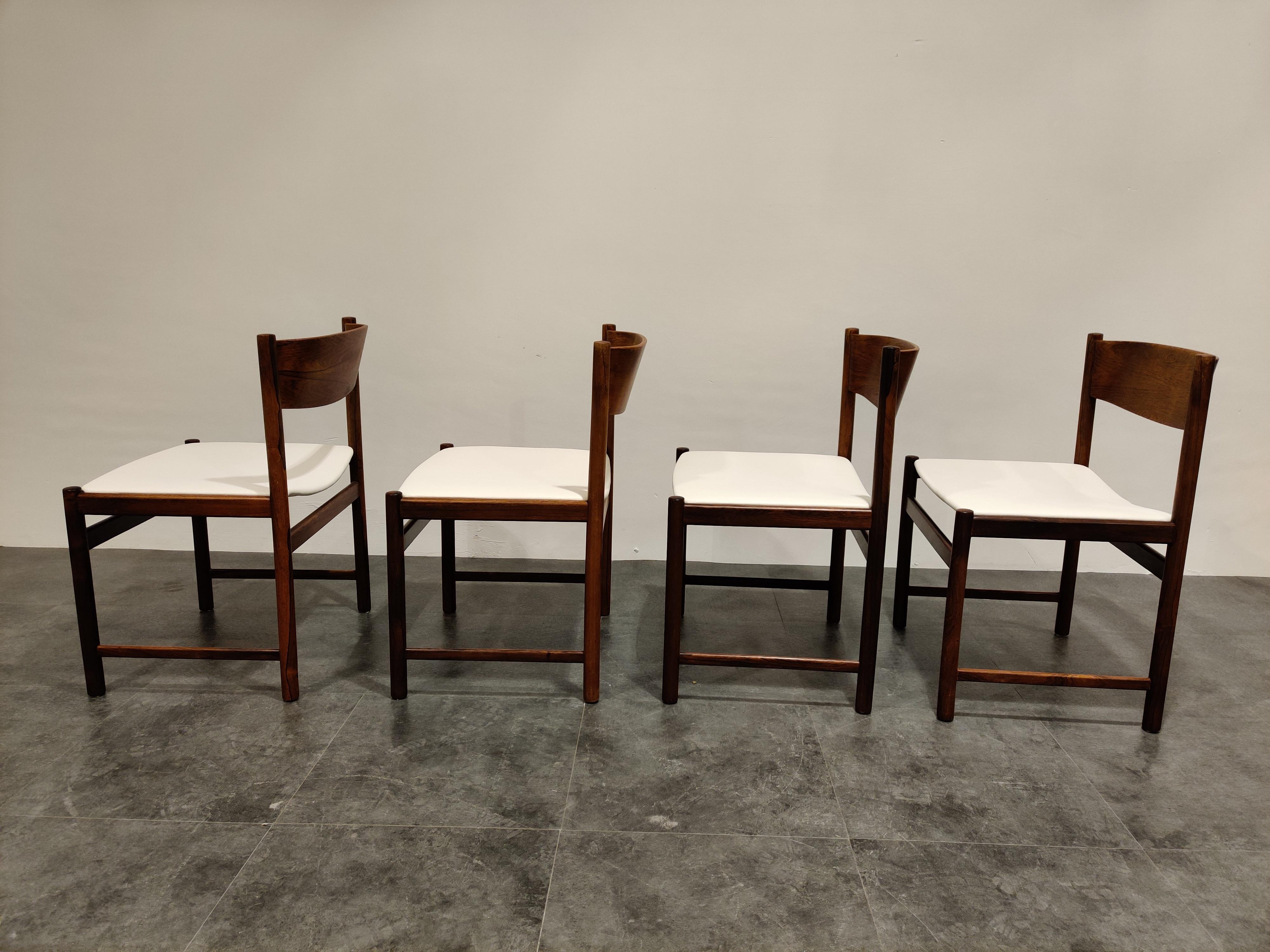Mid-Century Modern Set of 4 Vintage Pastoe Dining Chairs, 1960s