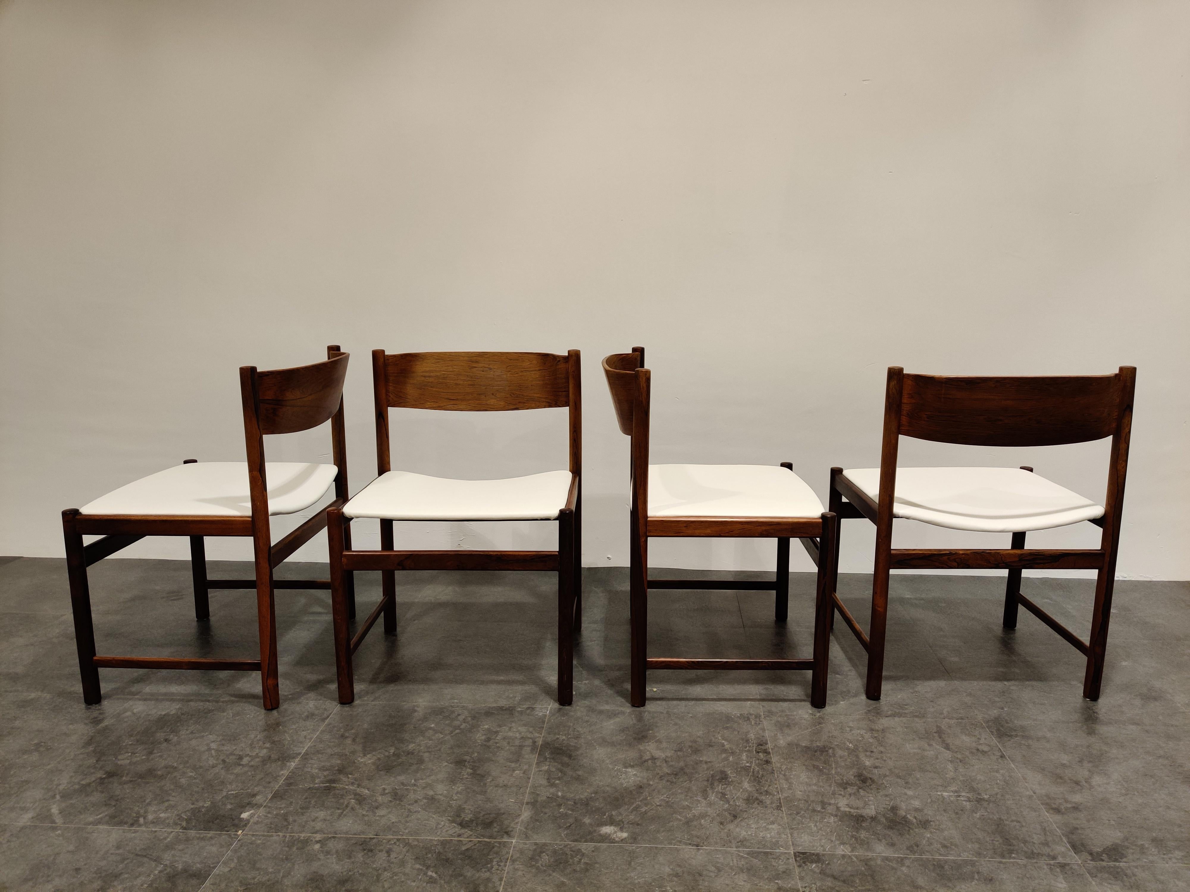 Dutch Set of 4 Vintage Pastoe Dining Chairs, 1960s