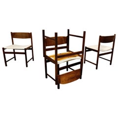 Set of 4 Vintage Pastoe Dining Chairs, 1960s