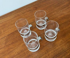 Satz von 4 Vintage Paula Serie Tee Irish Coffee Gläser Jorma Vennola Iittala