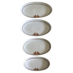 Set of 4 Vintage Rosenthal Classic Rose Platters
