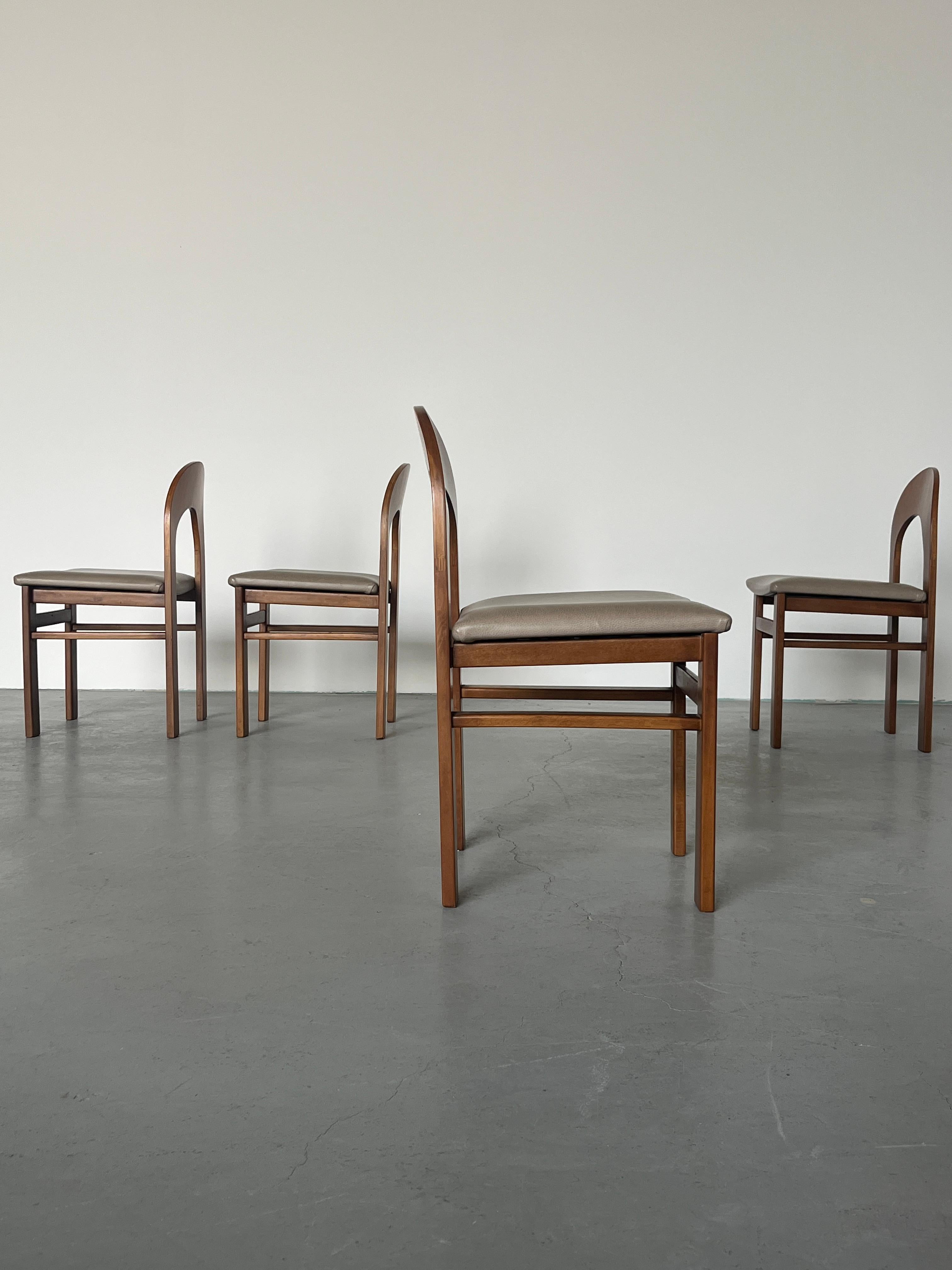 Satz von 4 skulpturalen Vintage-Stühlen 'Arcadia' von Tagliabue di Cascina Armata, 70er Jahre im Angebot 2