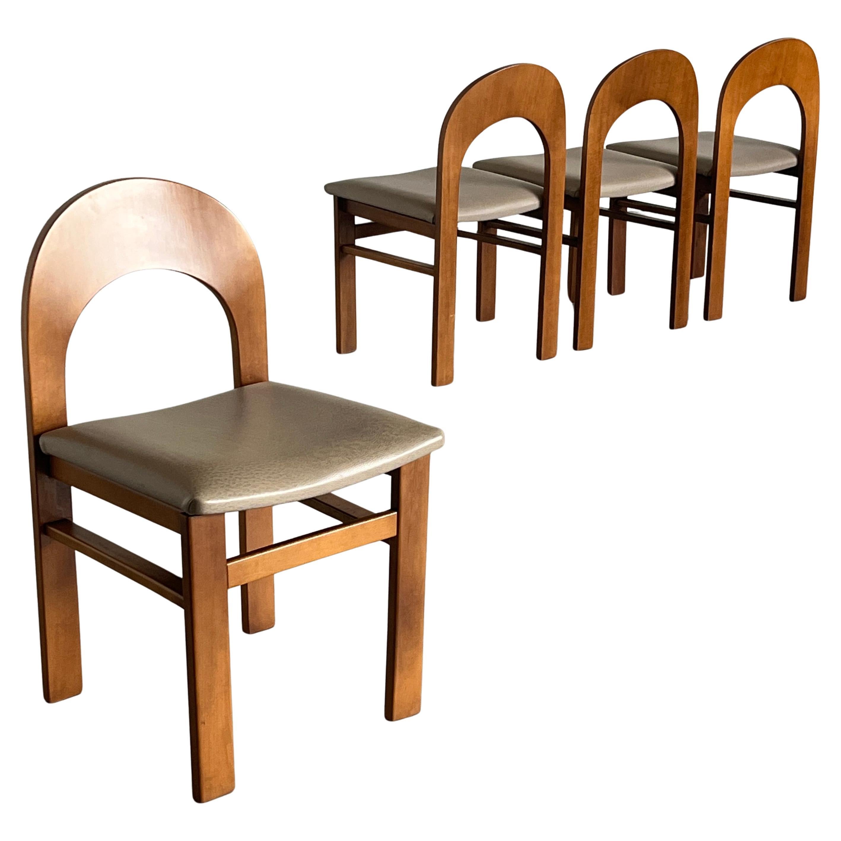 Set di 4 sedie scultoree
Arcadia
vintage di Tagliabue di Cascina Armata, anni
70