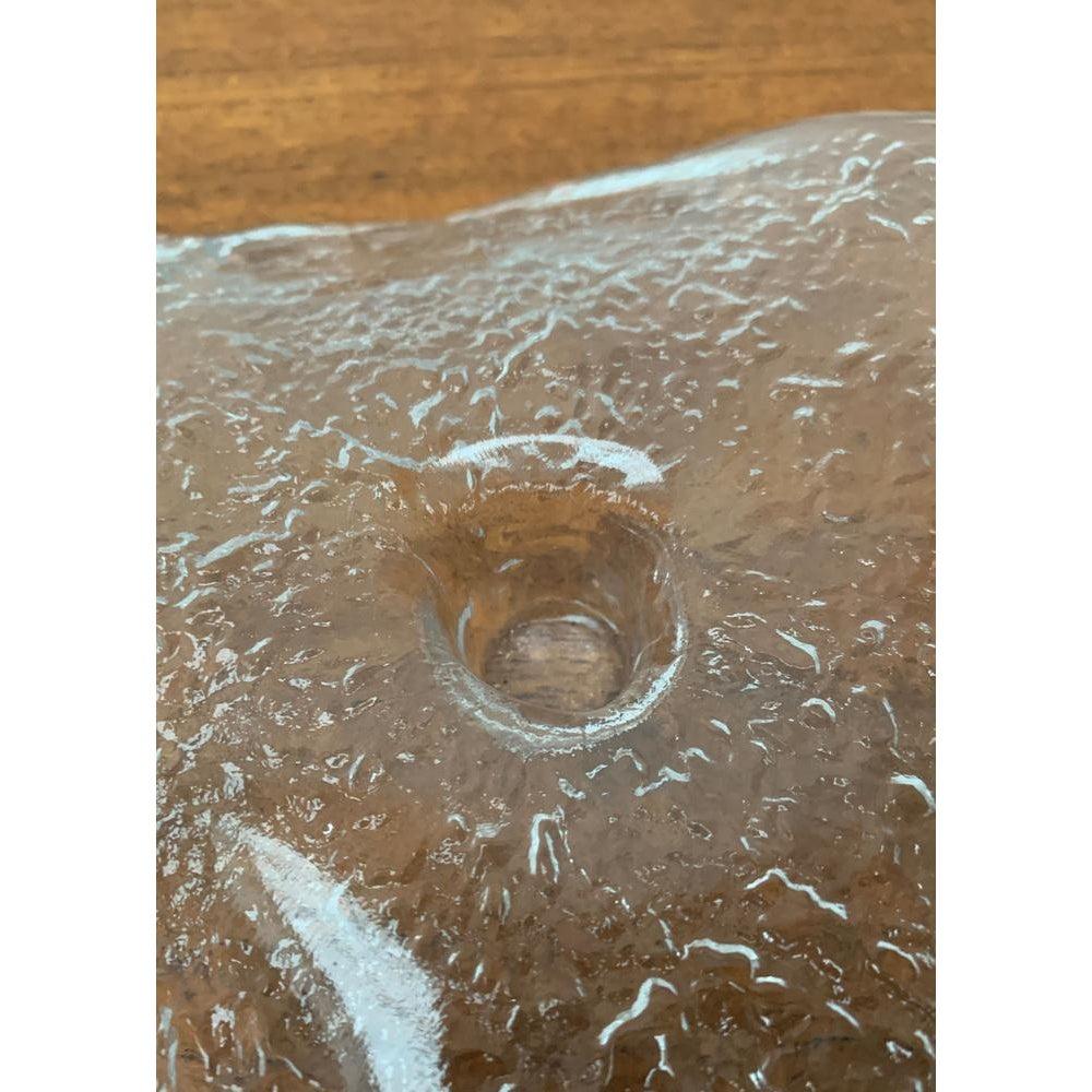 Set of 4 Vintage Swedish Glass Candleholders by Uno Westerberg, 1960s For Sale 7