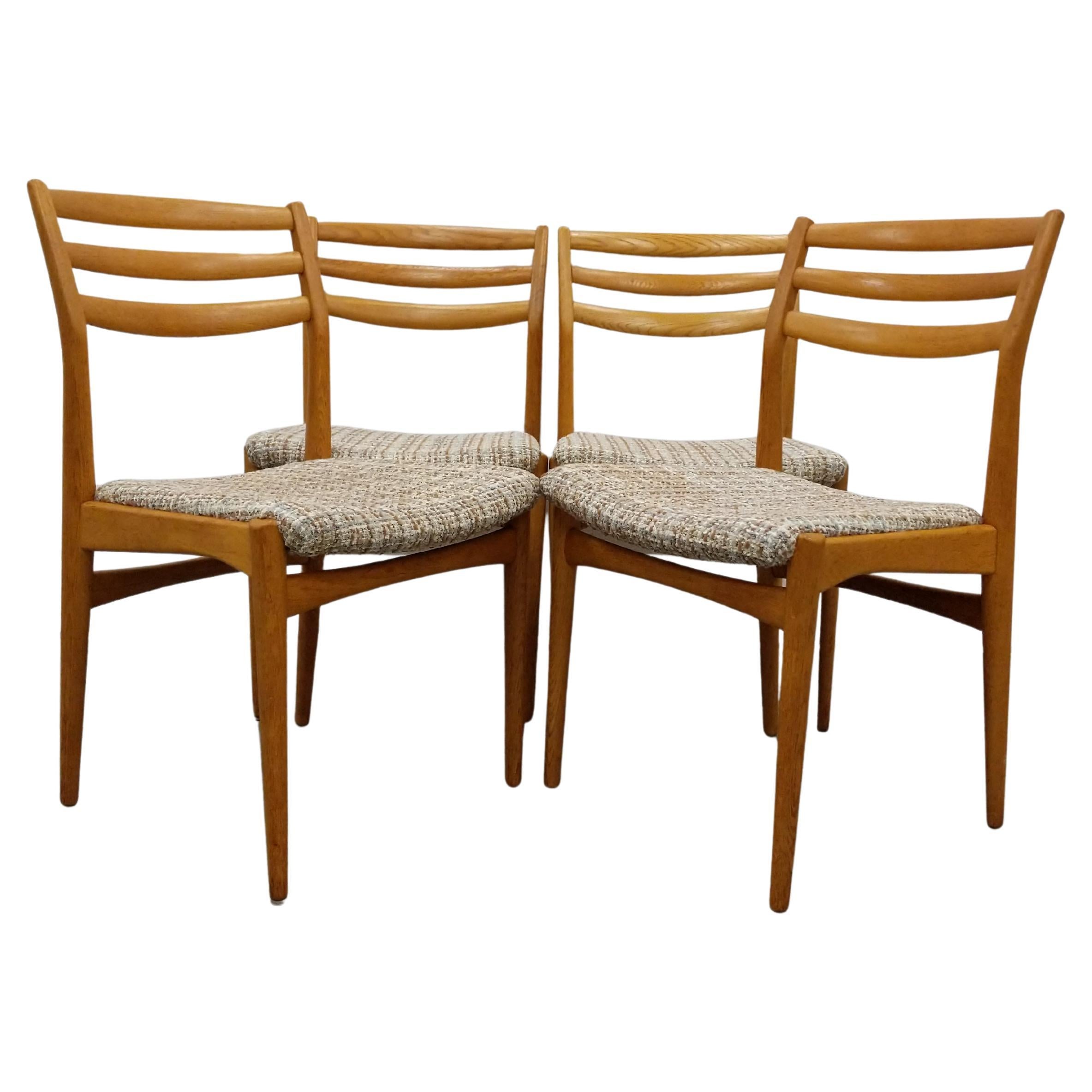 Set of 4 Vintage Swedish Modern Dining Chairs