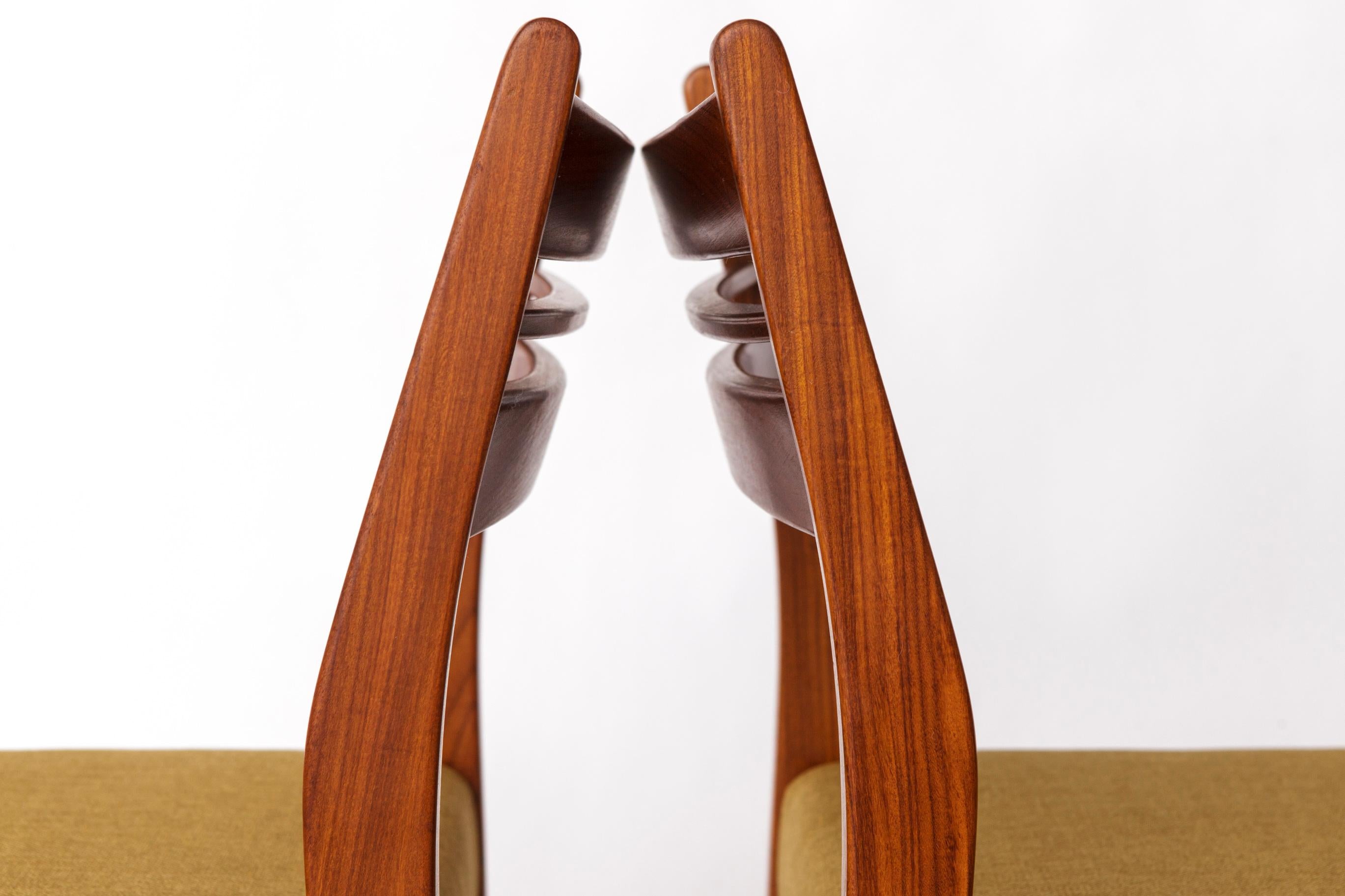 Set of 4 Vintage Teak Dining Chairs by Habeo, Germany – 1960s Mid-Century Modern en vente 1