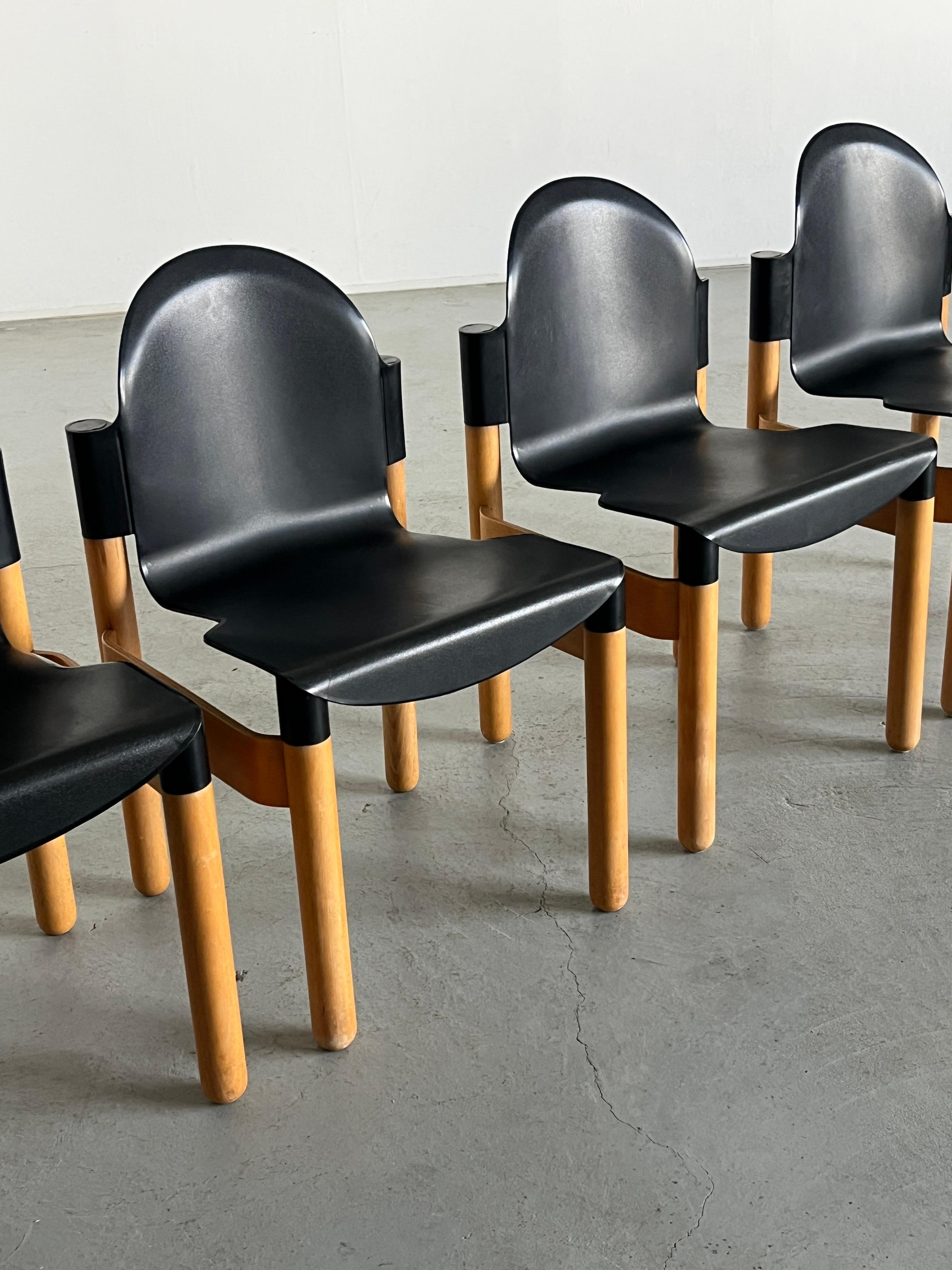 Ensemble de 4 chaises Vintage Thonet Flex 2000 par Gerd Lange pour Thonet, années 1970 Bon état - En vente à Zagreb, HR