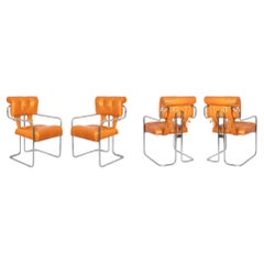 Set of 4 Vintage Tucroma Chairs by G. Faleschini for Mariani, Italy, 1970s
