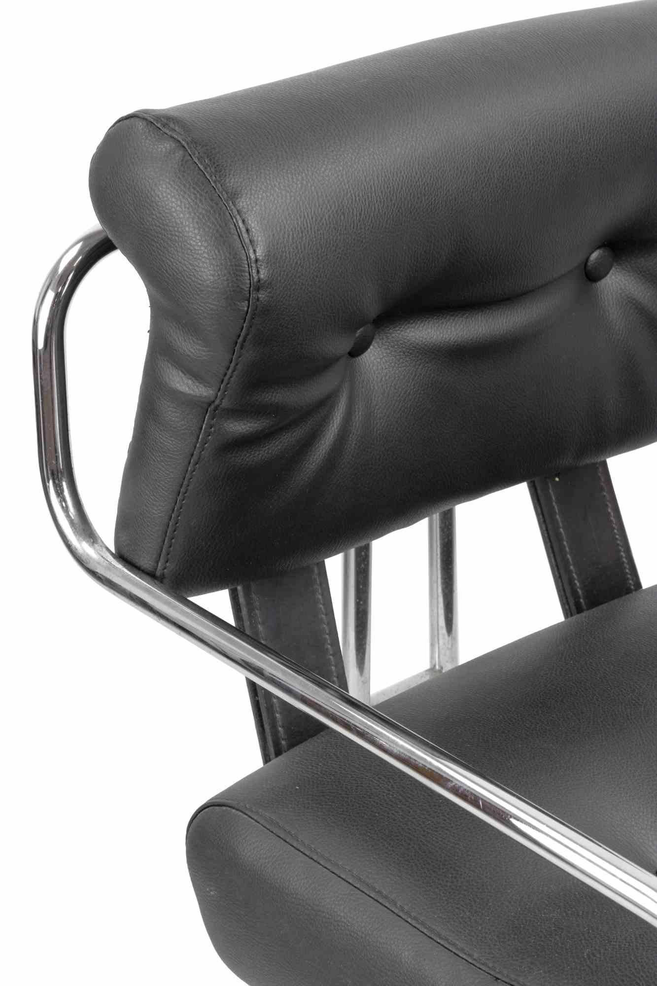 Steel Set of 4 vintage Tucroma Chairs by Guido Faleschini, Italy, 1970s For Sale