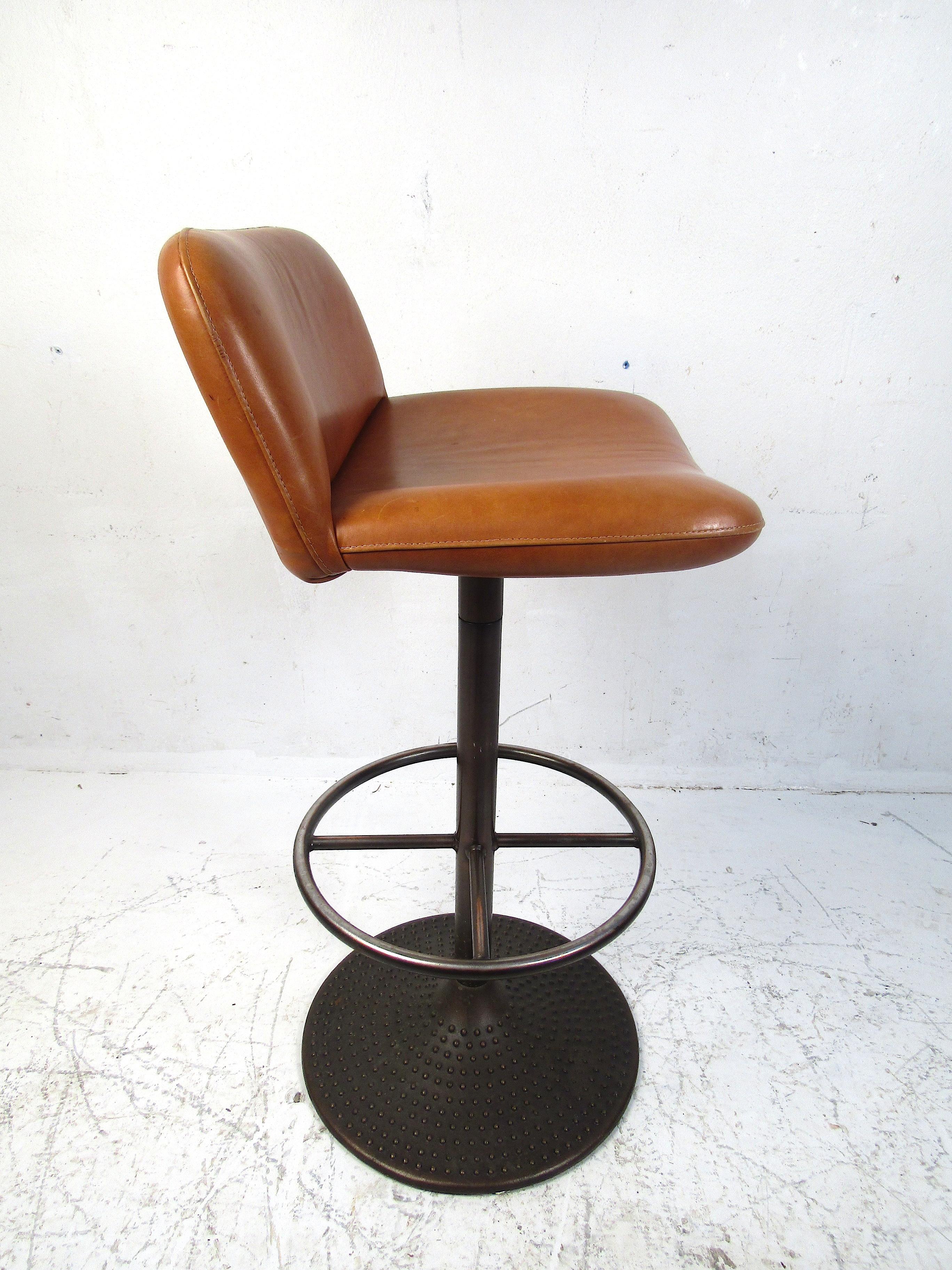 leather bar stools with backs