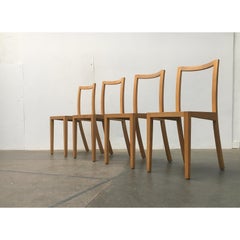 Set of 4 Vintage Wooden Dining Chairs from Sirch, Bitzer, 1990s