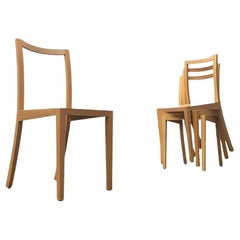 Set of 4 Vintage Wooden Dining Chairs from Sirch, Bitzer, 1990s