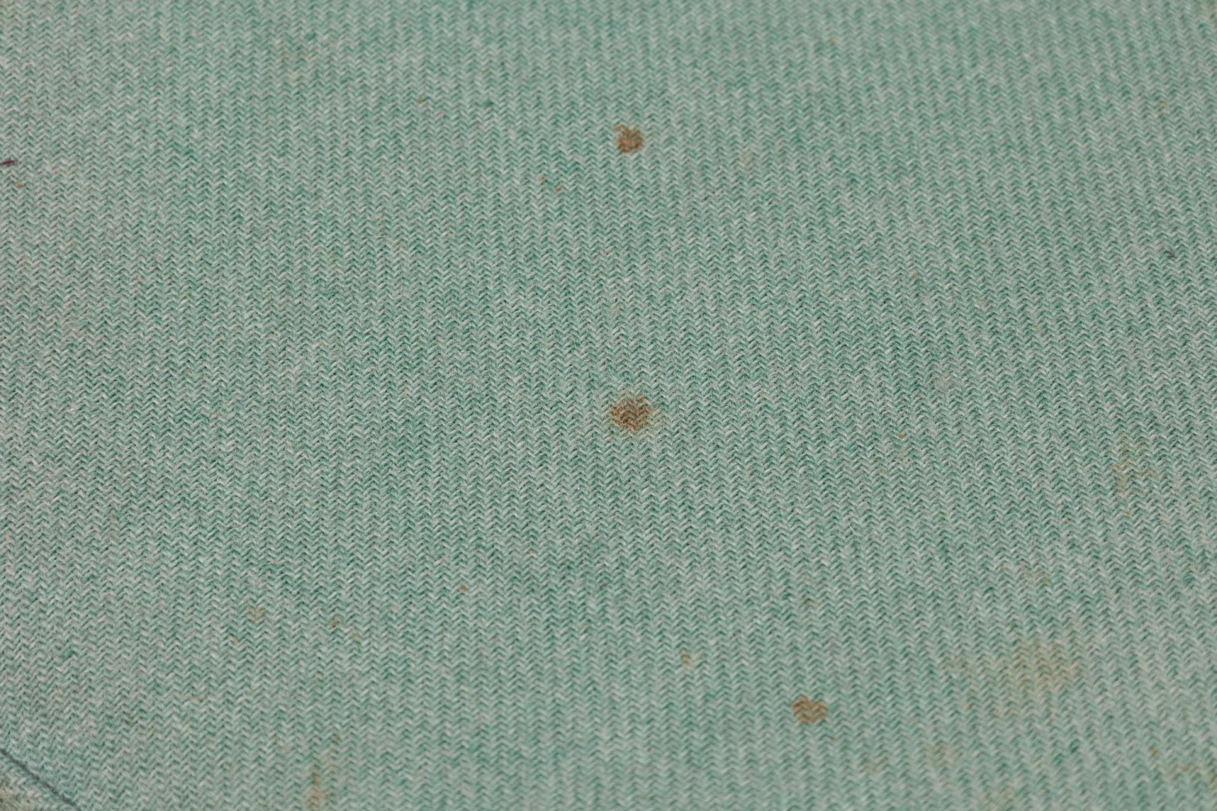 Set di 4 sedie da pranzo imbottite Vladimir Kagan Moderno Noce Scuro Teal in vendita 1