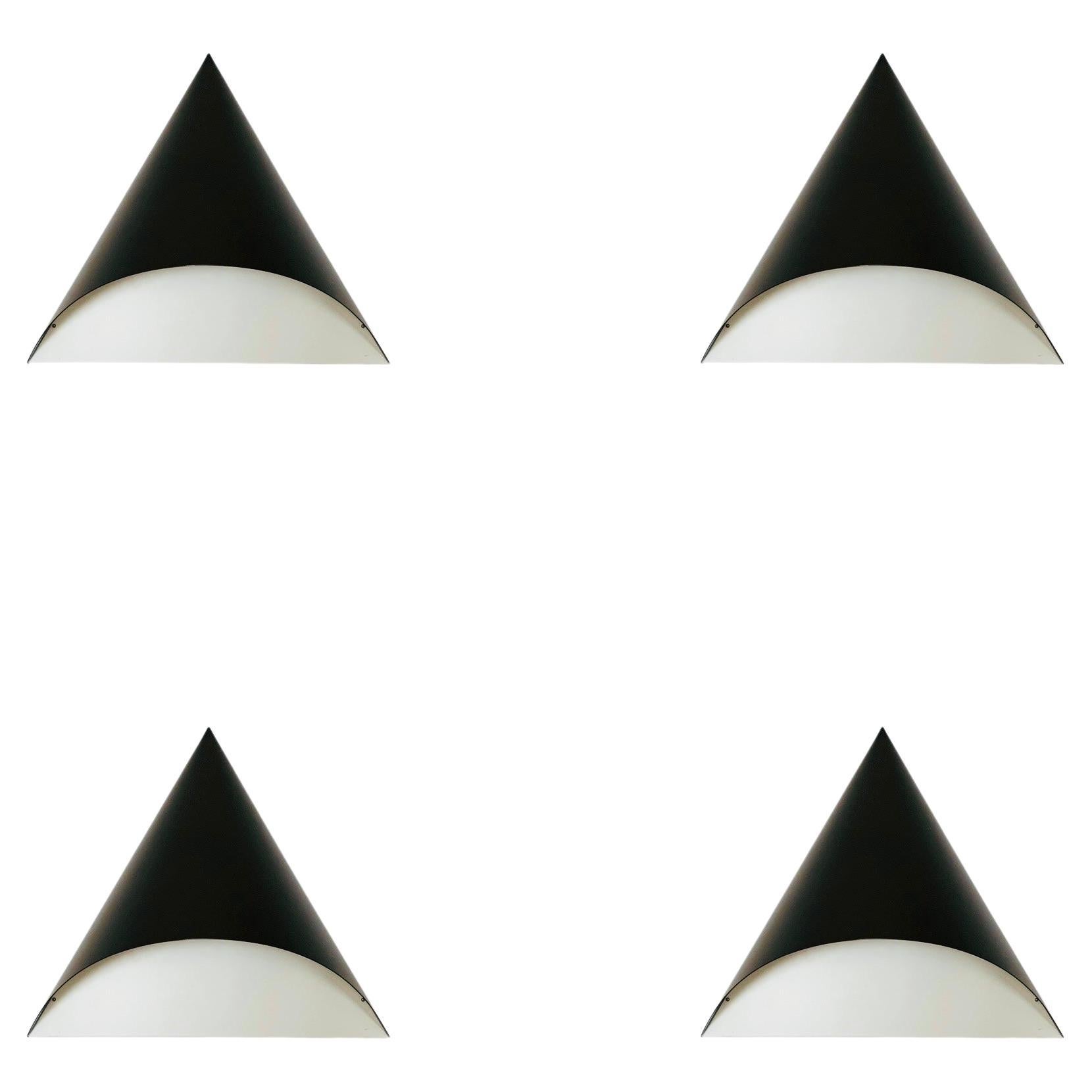 Set of 4 Wall Lamps by Dieter Witte for Staff