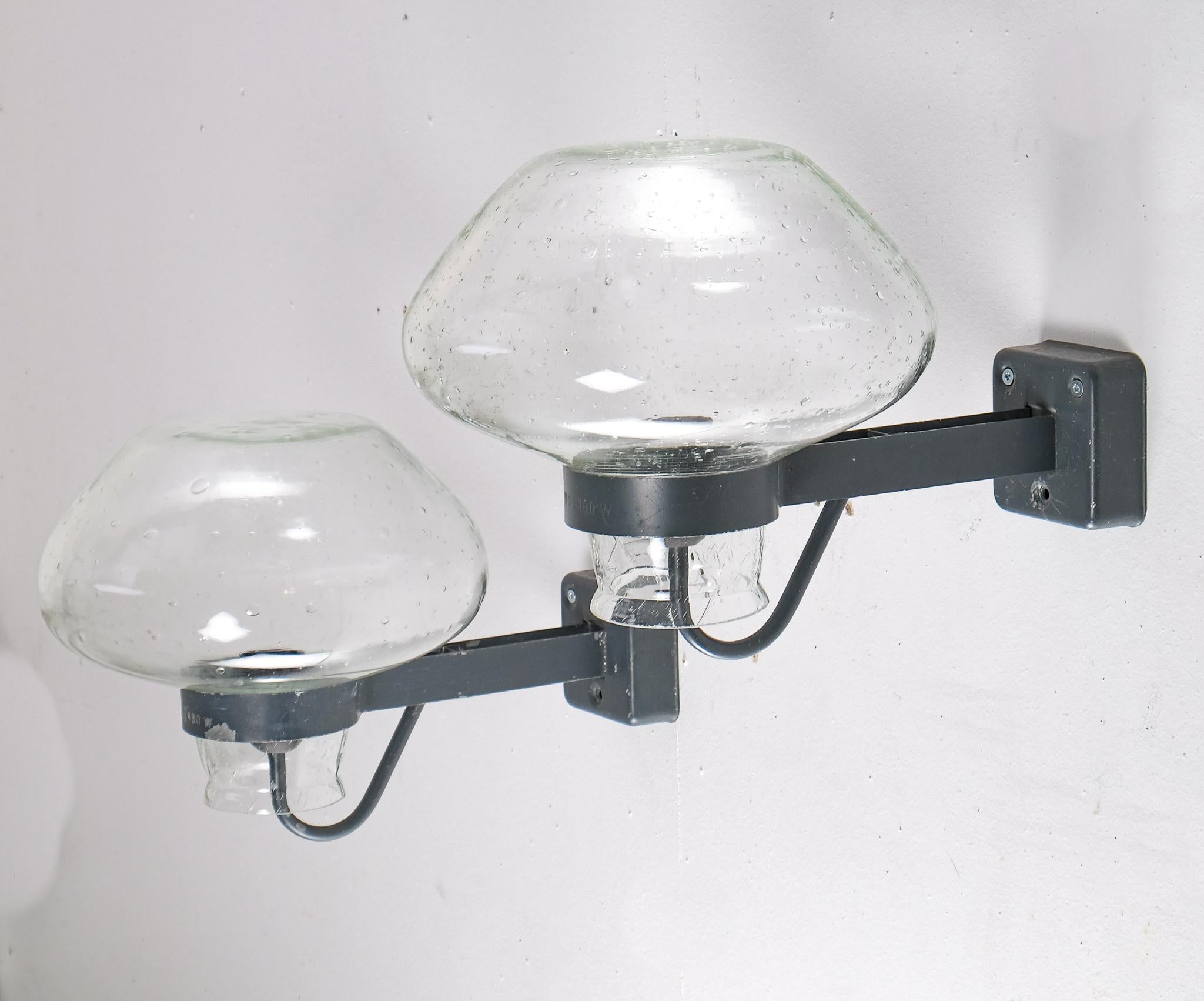 Mid-20th Century Set of 4 Wall Lamps designed by Gunnar Asplund for ASEA, 1950s For Sale
