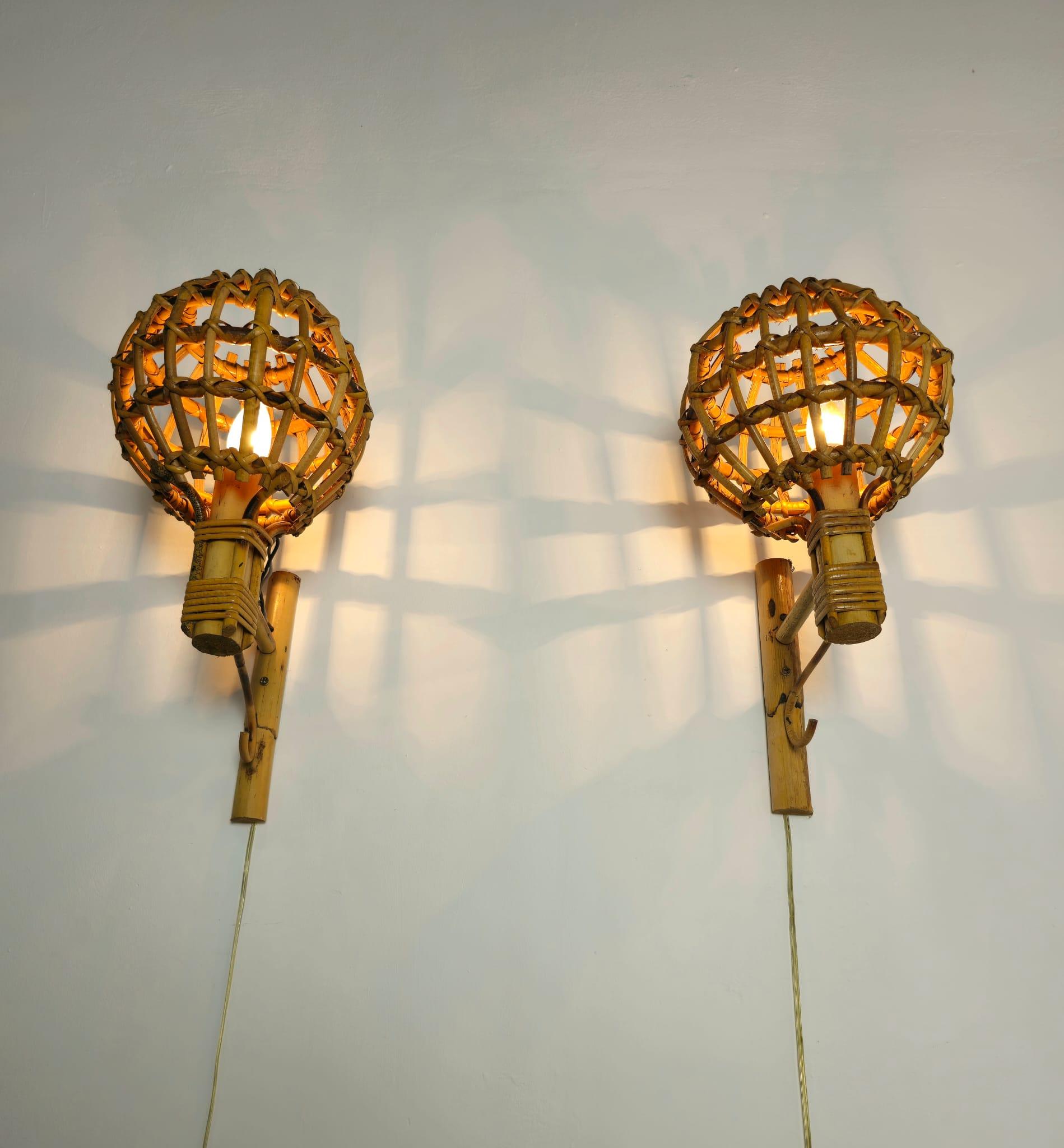 Set of 4 Wall Lamps In The Style Of The French Designer Louis Sognot 1960s 7