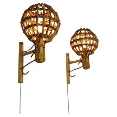 Set of 4 Wall Lamps In The Style Of The French Designer Louis Sognot 1960s