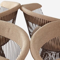 Set of 4 Warren Platner Armchairs